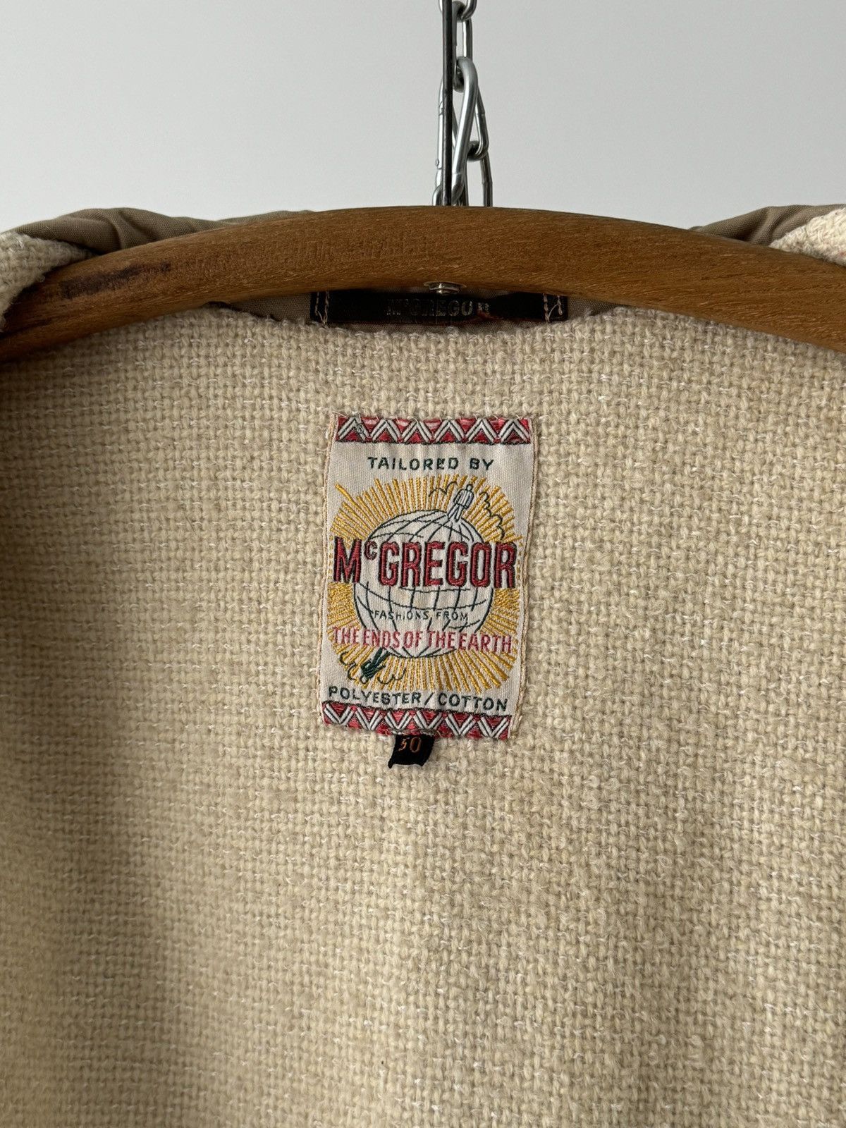 McGregor × Vintage 1960s Vintage McGregor Tan Drizzler Jacket Size US M / EU 48-50 / 2 - 7 Thumbnail