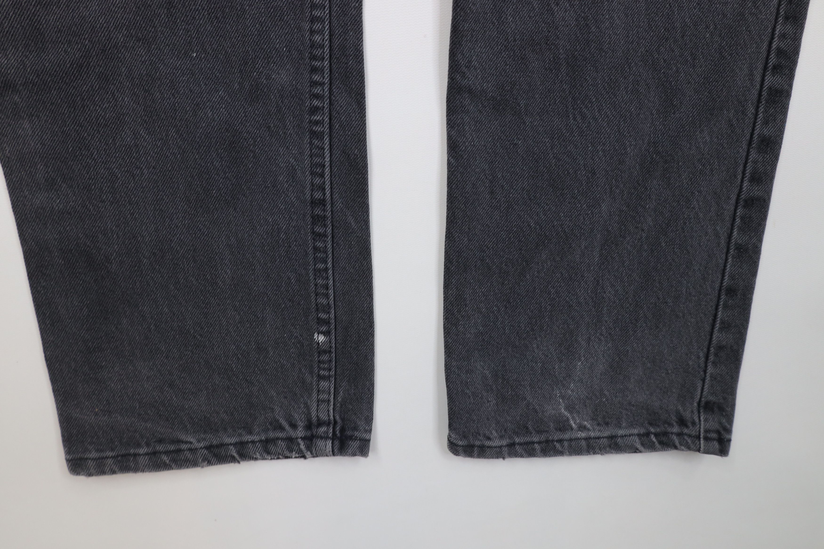 Vintage Vintage 70s Streetwear Straight Leg Denim Jeans Black USA Size US 36 / EU 52 - 6 Thumbnail