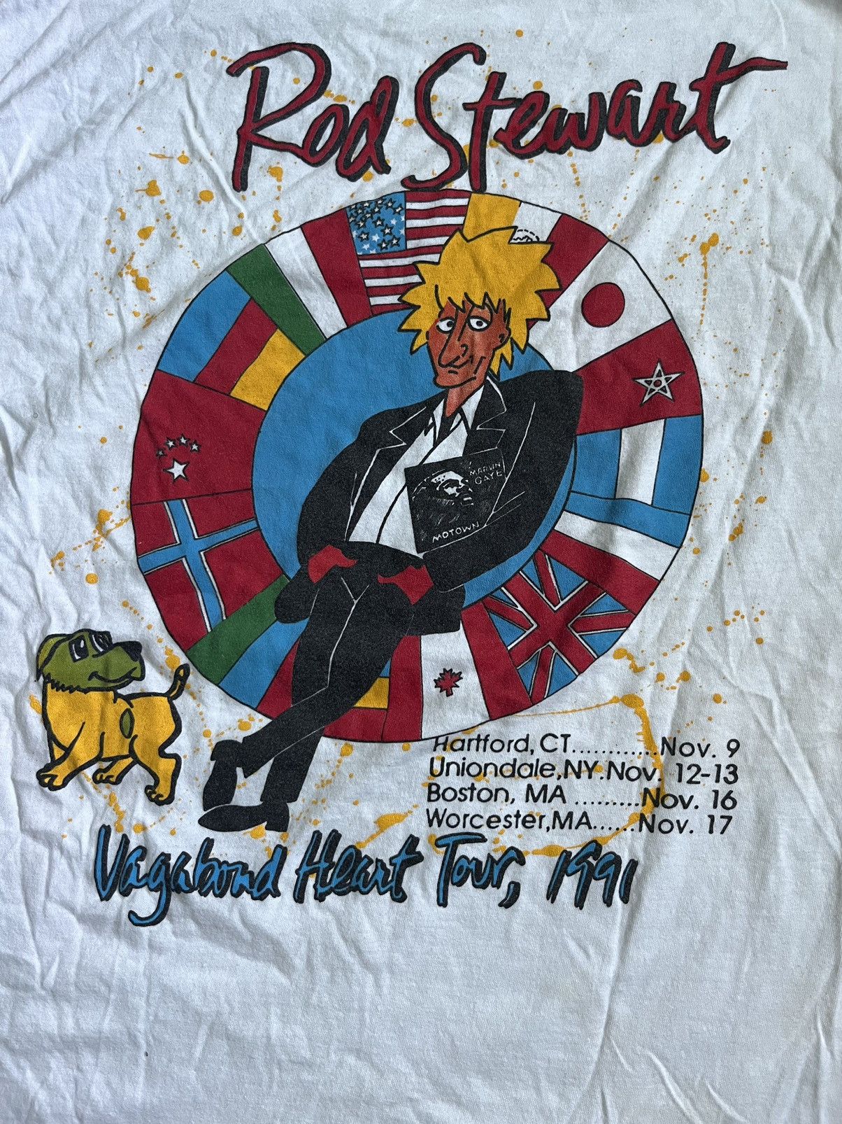 Vintage Rod Stewart Vintage Tee Size US XL / EU 56 / 4 - 5 Thumbnail