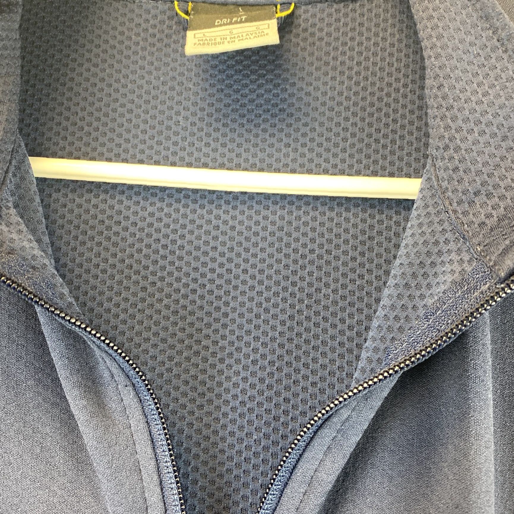 Nike NIKE Women's Blue Quarter Zip Long Sleeve Pullover Sweater Size L Size L / US 10 / IT 46 - 5 Thumbnail
