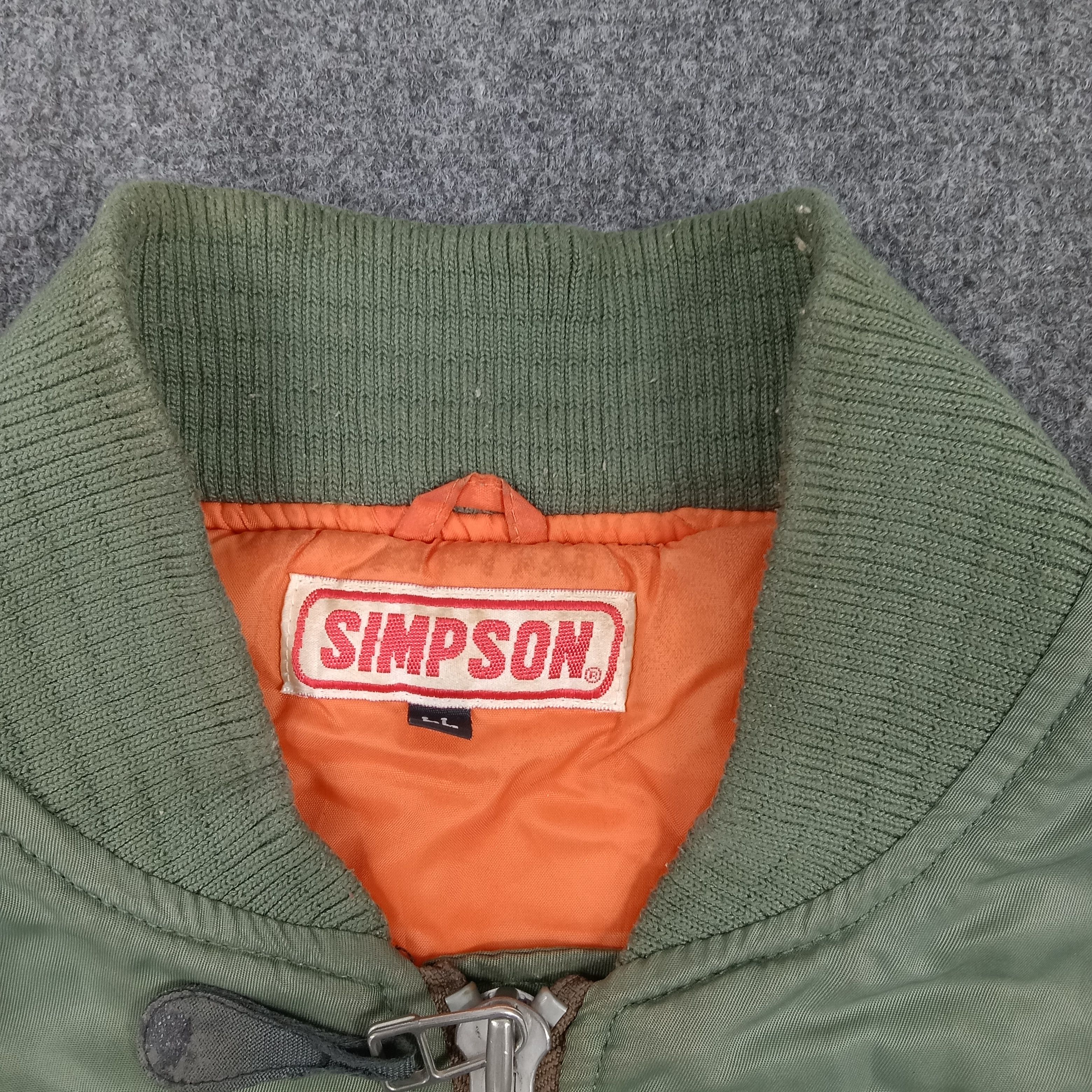 Vintage Simpson North Carolina Motorsports Racing Jacket Size US L / EU 52-54 / 3 - 5 Thumbnail