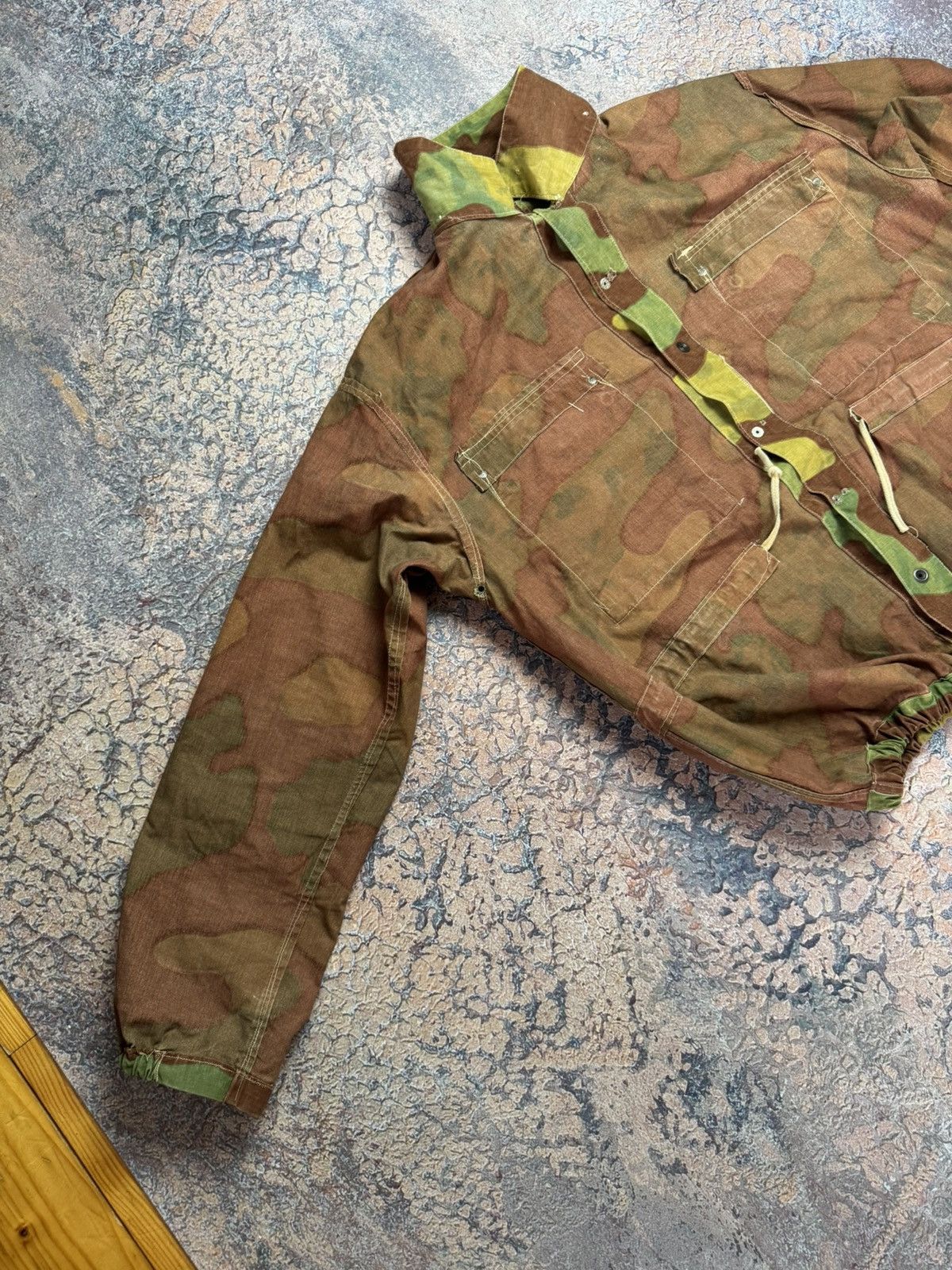 Vintage 1968 Italian Army San Marco M29 Paratrooper Camo Jacket Size US M / EU 48-50 / 2 - 8 Thumbnail