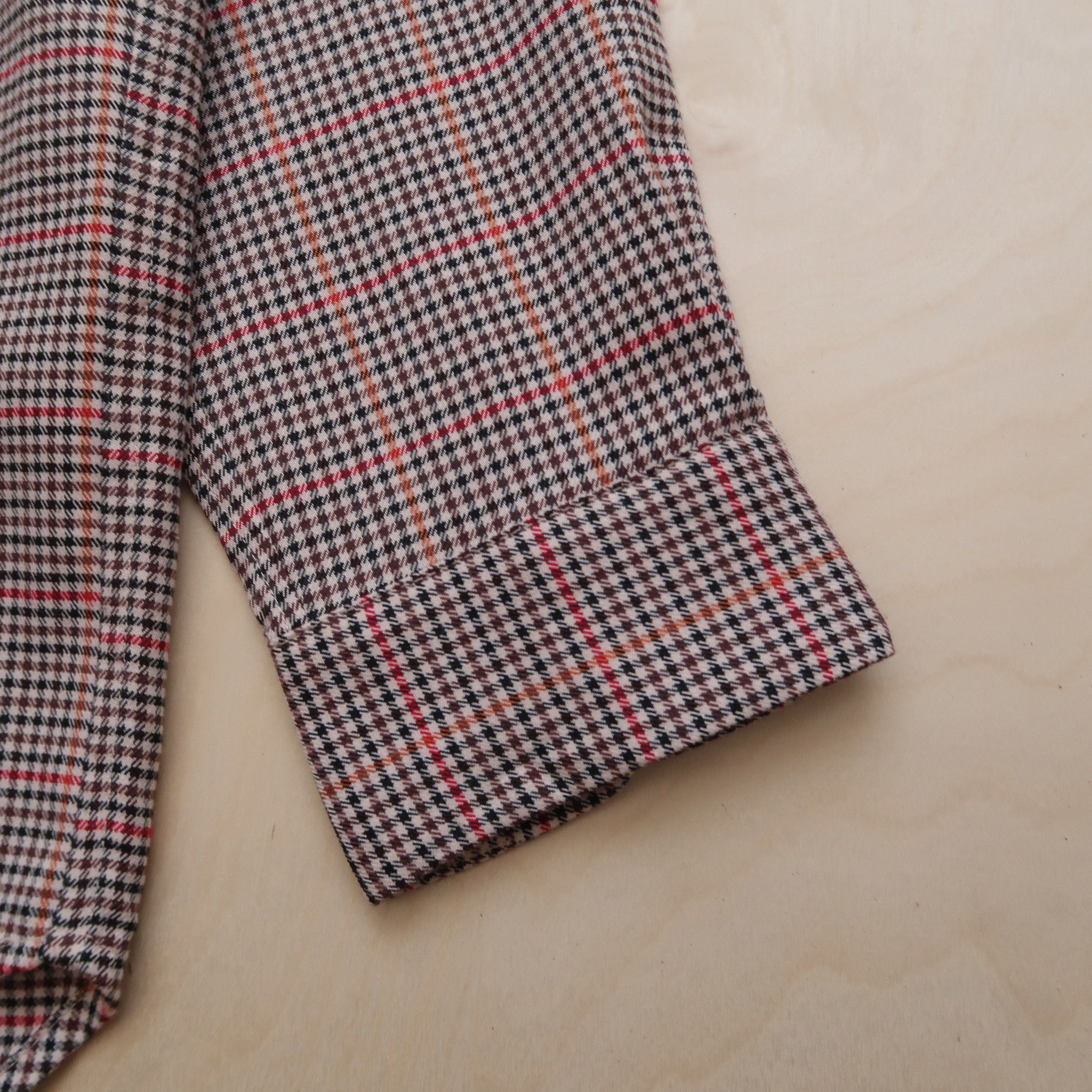 Japanese Brand 2000s Keita Maruyama Houndstooth Shacket Jacket Size US L / EU 52-54 / 3 - 9 Thumbnail