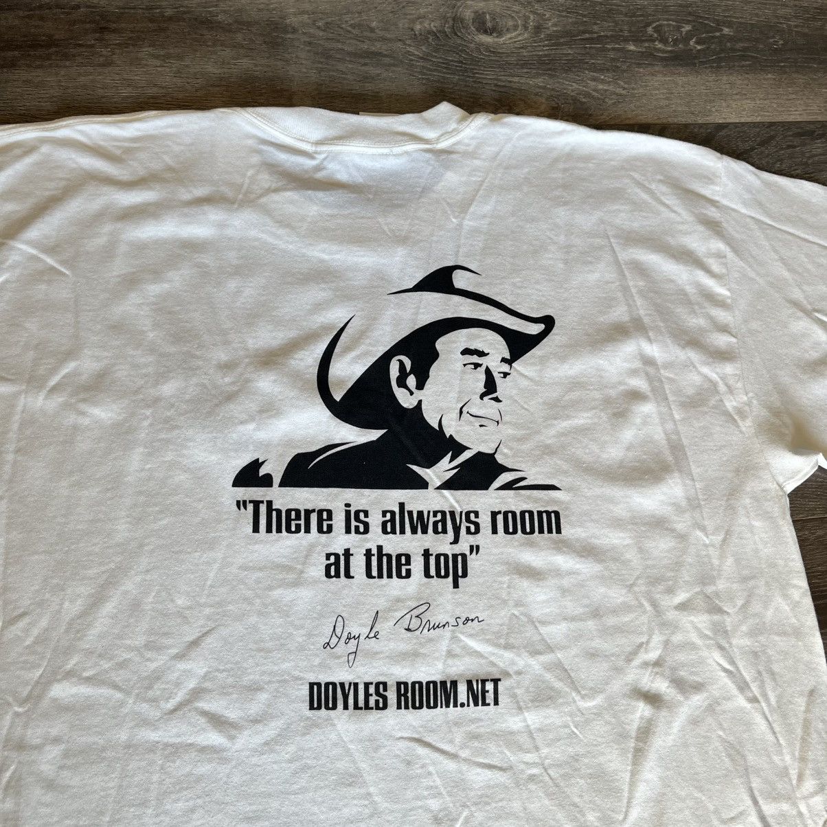Vintage Vintage Doyle Brunson Poker Website Signature Logo Tee Shirt Size US XL / EU 56 / 4 - 3 Thumbnail