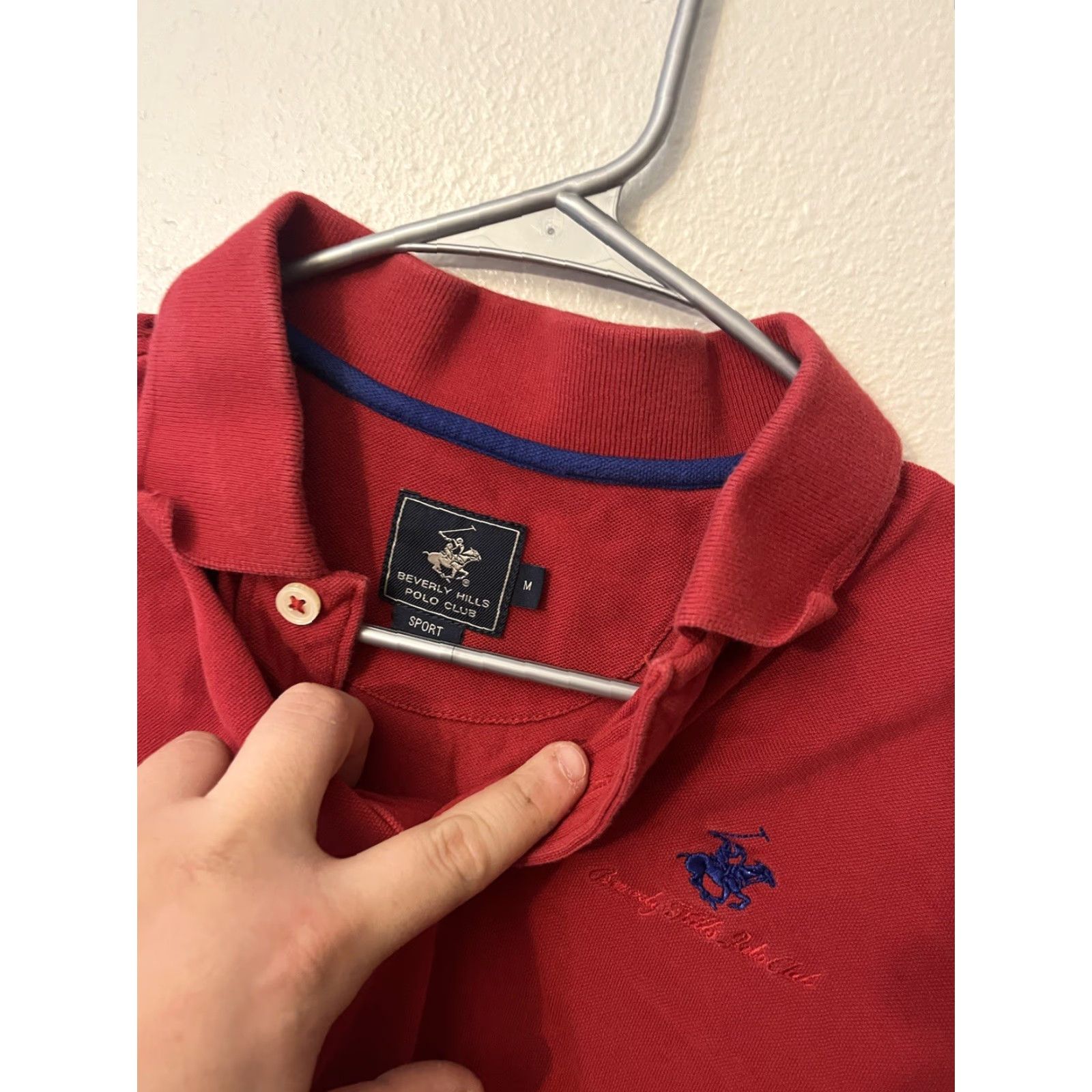 Beverly Hills Polo Club Beverly Hills Polo Club Sport Polo Shirt Mens M Red Shirt Polo Men Medium Red Beverly Hills Polo Club Size US M / EU 48-50 / 2 - 3 Thumbnail