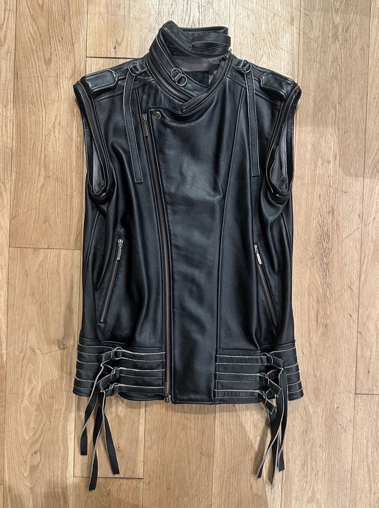 Yasuyuki Ishii Yasuyuki Ishii SS18 “Zen Punk” Leather Jacket Size US L / EU 52-54 / 3 - 3 Thumbnail