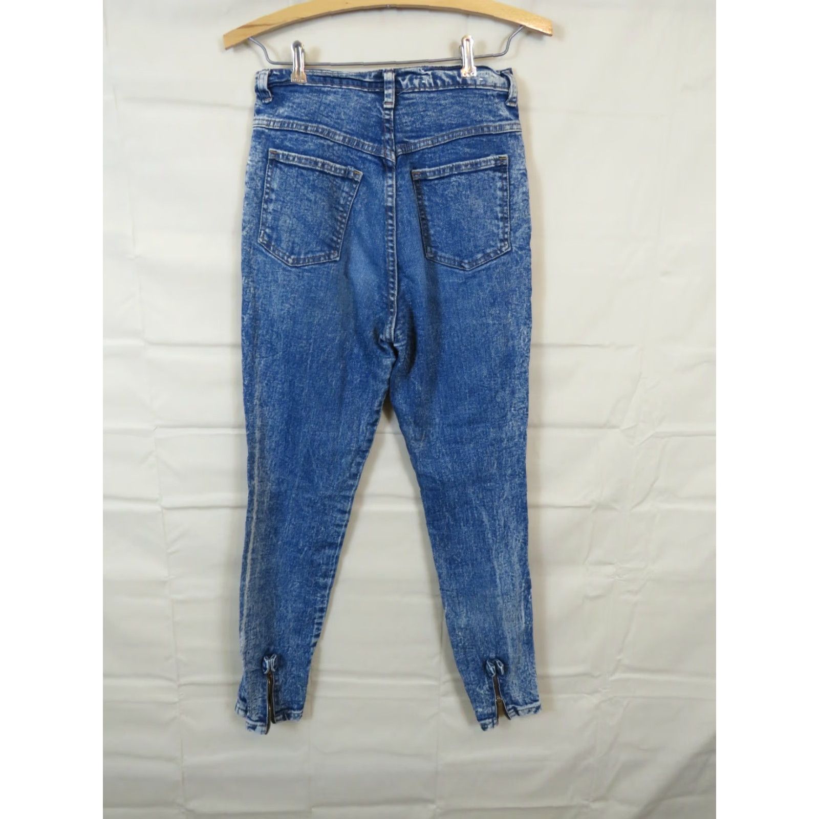 Vintage VINTAGE Elk Brand Mfg. High waisted Acid washed jeans 1990s Size 5/6 Blue Denim Women/Boys? Wait adjust. Size 27" / US 4 / IT 40 - 5 Thumbnail
