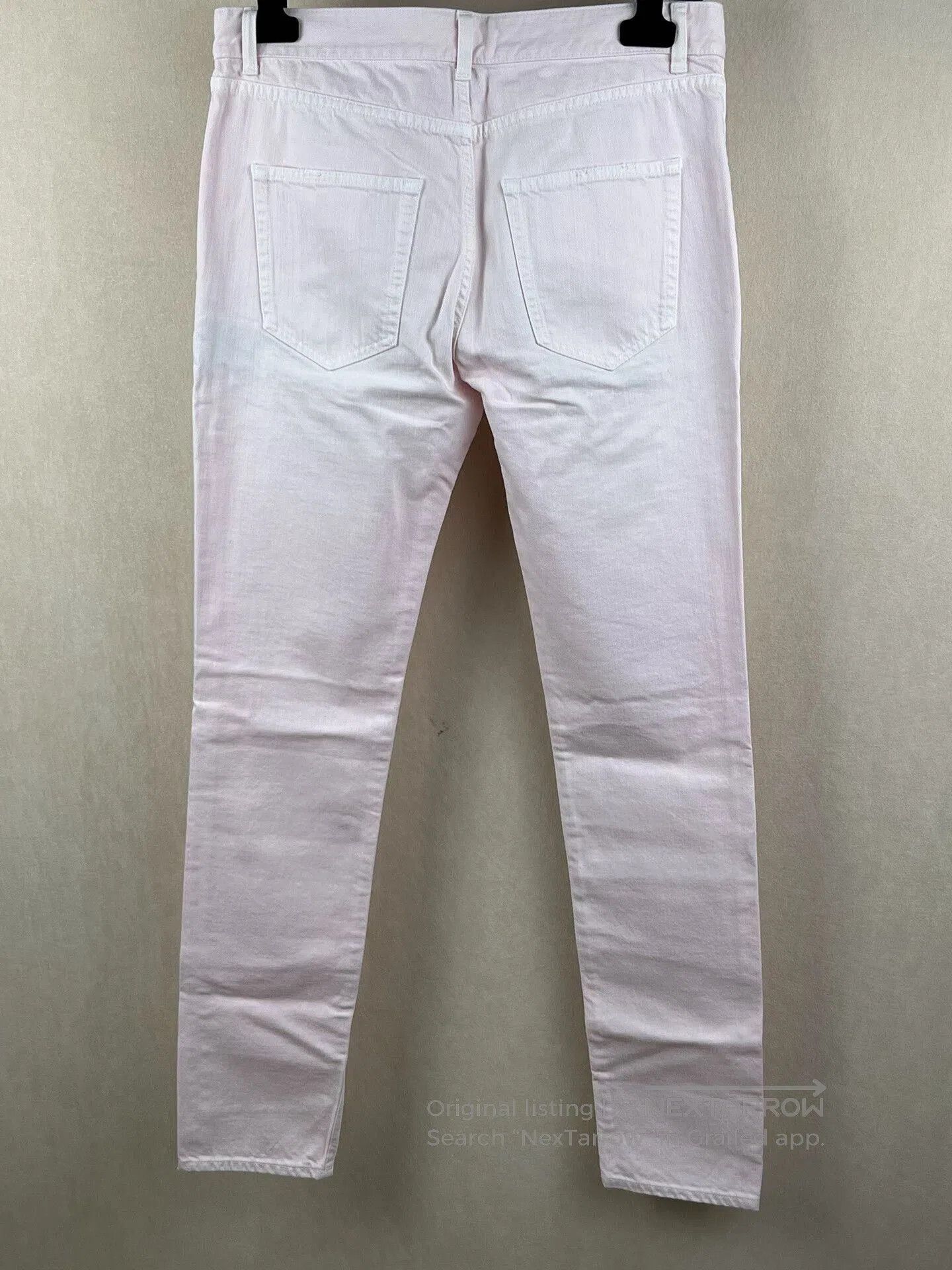 Yves Saint Laurent YSL Men's Light Pink Denim Pants D02. Size US 31 - 6 Thumbnail