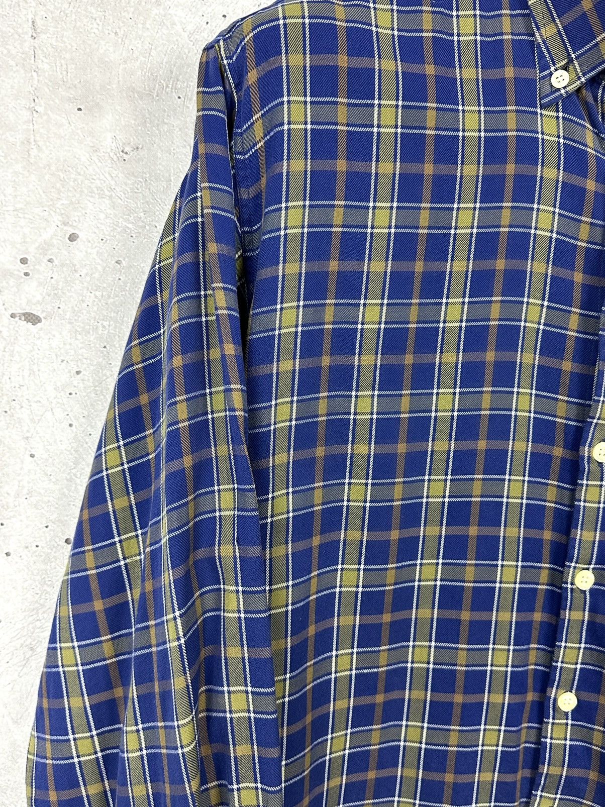 Burberry Vintage Burberrys Check Long Sleeve Logo Shirt Size US L / EU 52-54 / 3 - 6 Thumbnail