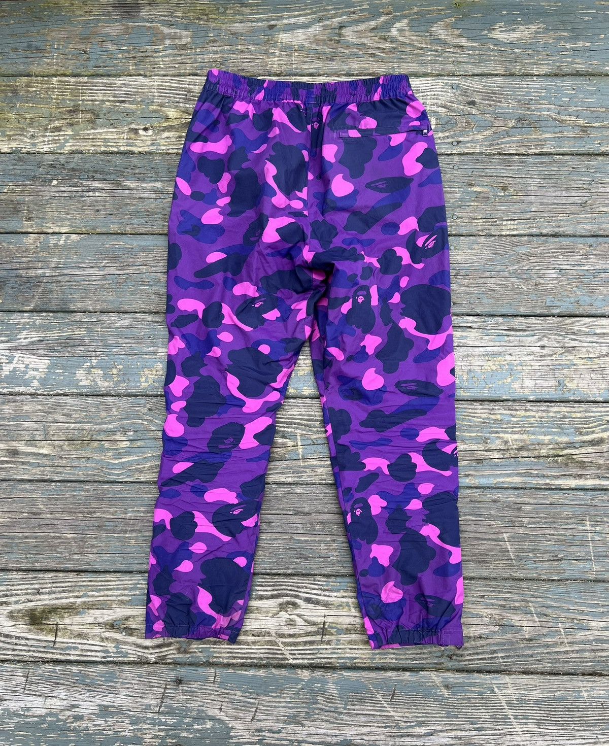 Bape Bape Purple Camo Track Pants Men’s Size Small Size US 30 / EU 46 - 4 Thumbnail