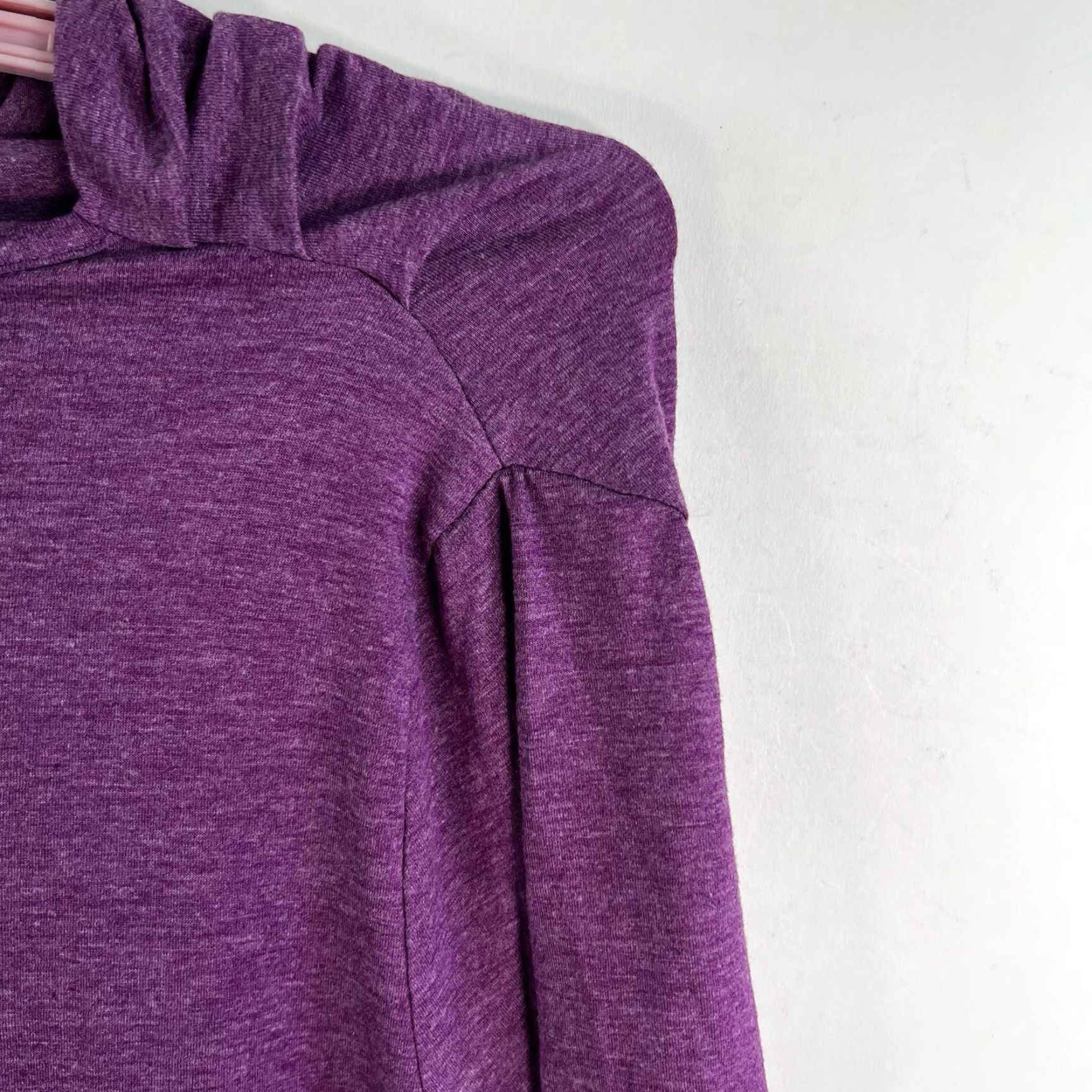 Pinko Magenta Pink Knit Top Drape Cowl Neck Stretch Size XL Size XL / US 12-14 / IT 48-50 - 2 Thumbnail
