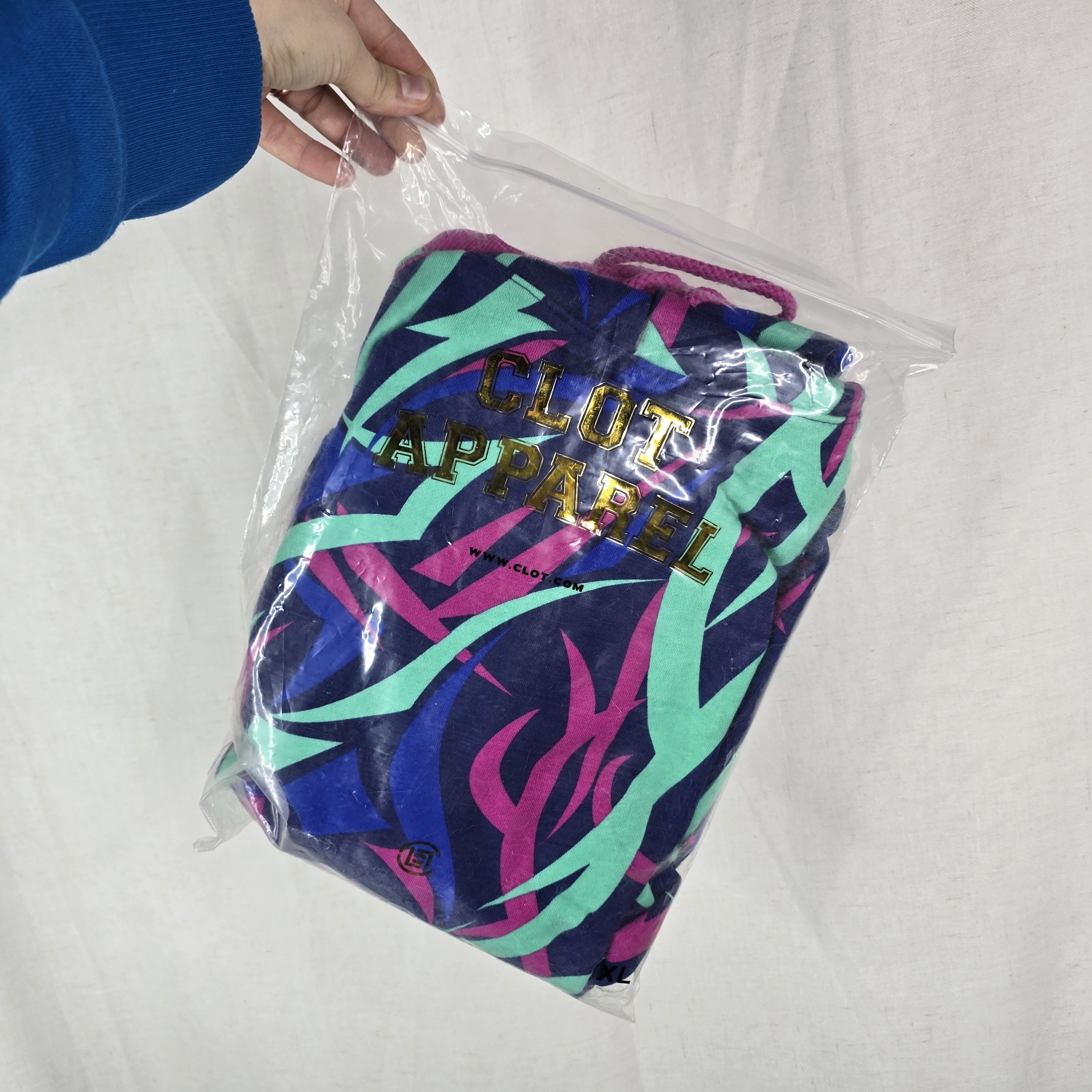 CLOT Clot XL Juice Alienegra Tribal Camo Hoodie Purple Pullover Size US XL / EU 56 / 4 - 2 Thumbnail