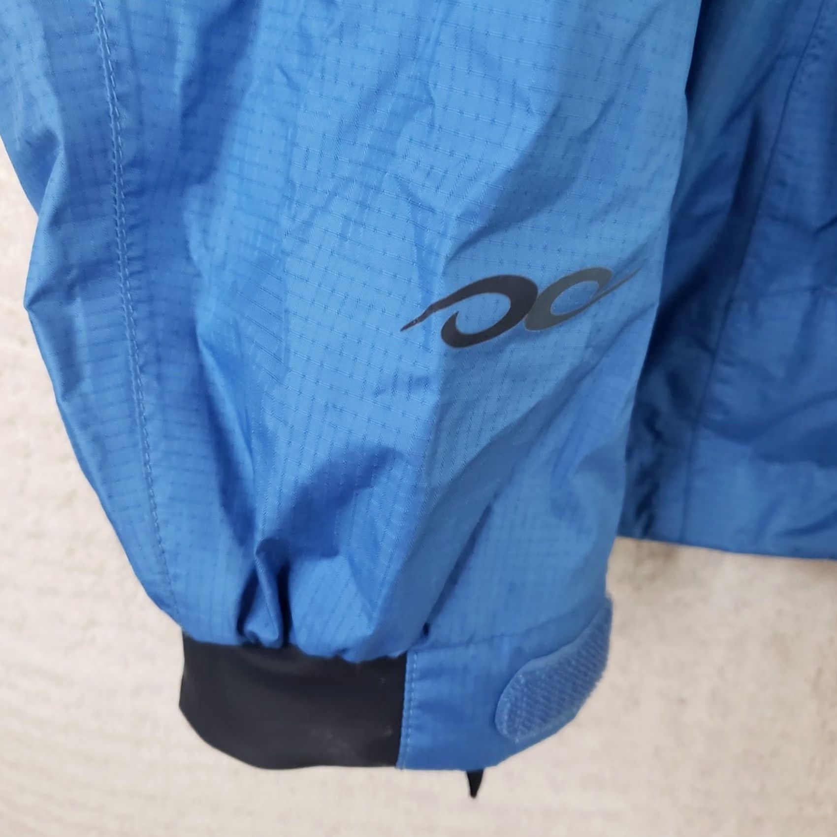 Marmot Marmot Wind Rain Jacket Women's M Blue Full Zip Hooded Neoprene Cuffs Windbreaker Rain Coat Casual Travel Size M / US 6-8 / IT 42-44 - 3 Thumbnail