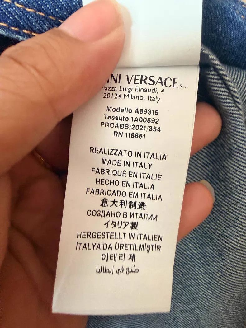 Versace Versace Denim jacket top Size US M / EU 48-50 / 2 - 8 Thumbnail
