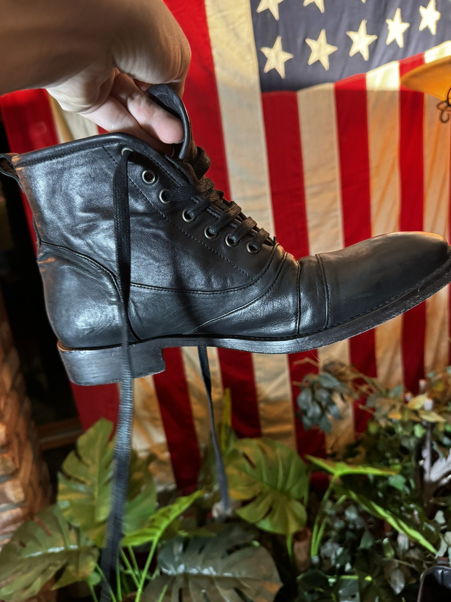 John Varvatos $698 JOHN VARVATOS Fleetwood Black BOOTS (sz 8.5) Size US 8.5 / EU 41-42 - 8 Thumbnail