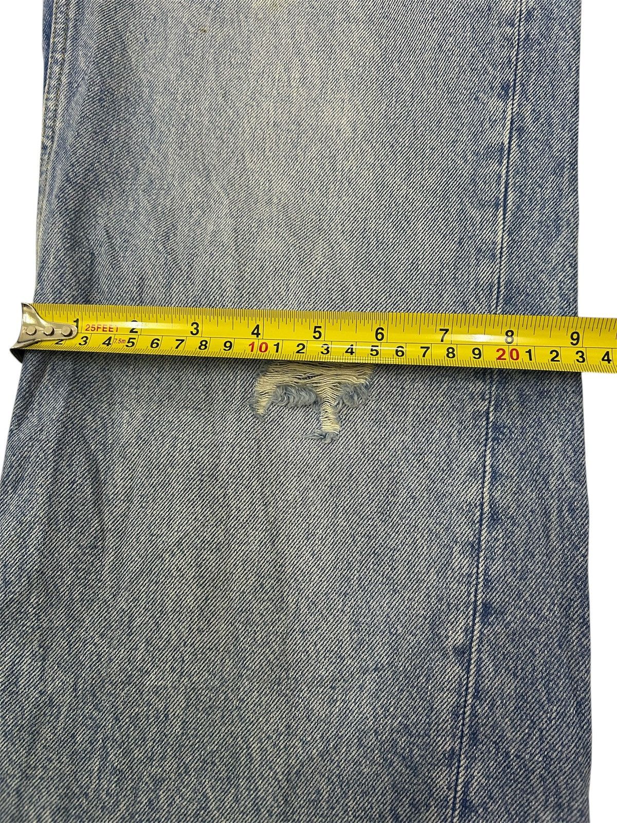 Zara ZARA Blue Wash Distressed Jeans Size US 27 - 16 Thumbnail