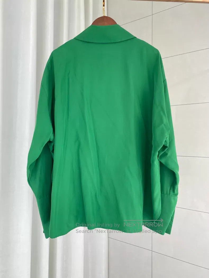 Loewe Loewe Silk Pocket Logo Shirt Jacket Size XS / US 0-2 / IT 36-38 - 2 Thumbnail