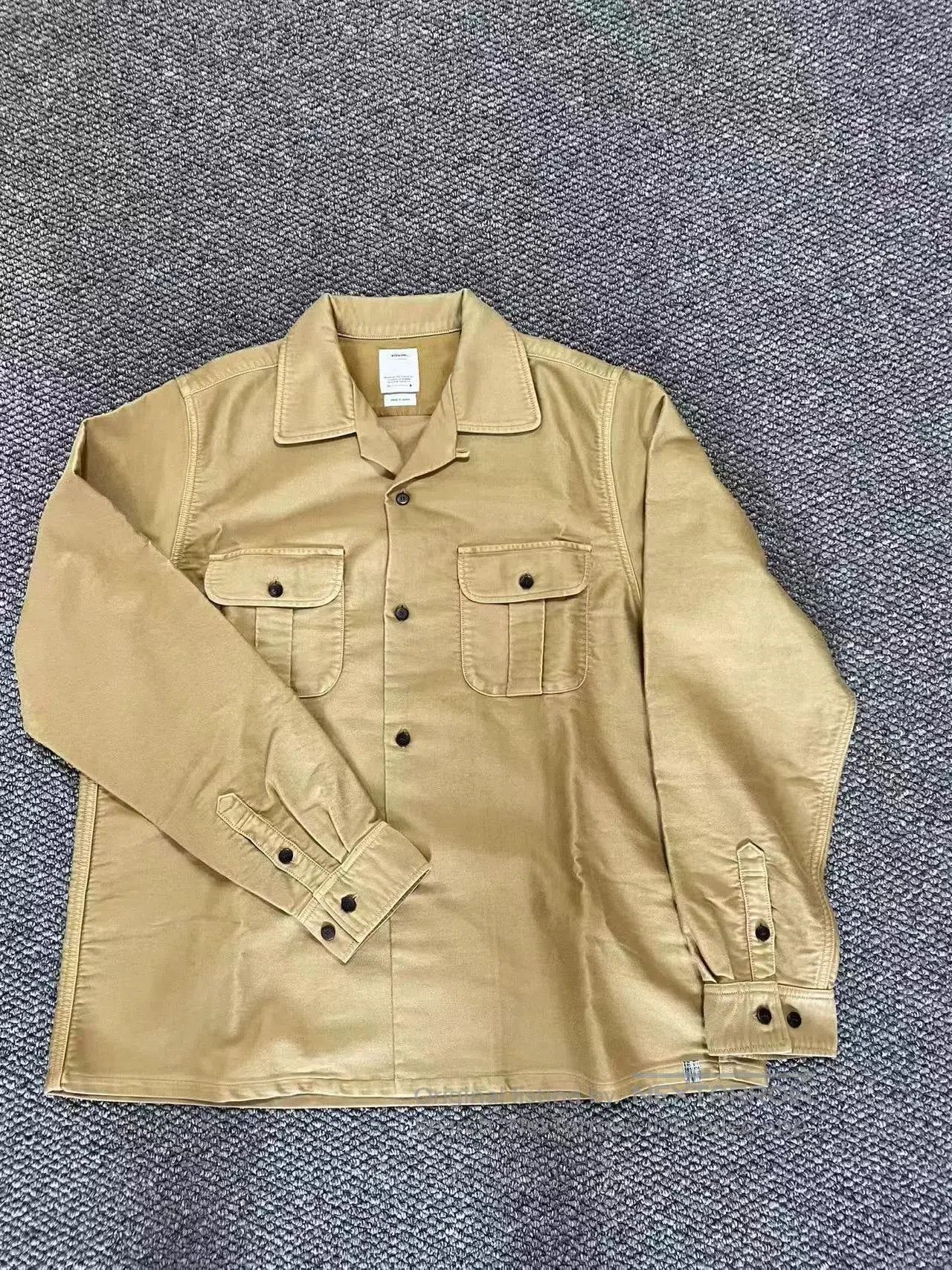 Visvim visvim keesey cotton shirt in beige. Size US M / EU 48-50 / 2 - 1 Thumbnail