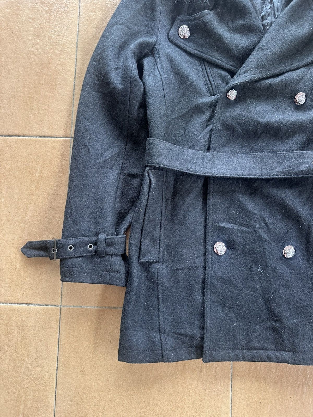 If Six Was Nine Rare! Vice Fairy Wool Fur Trench Coat Size US S / EU 44-46 / 1 - 2 Thumbnail