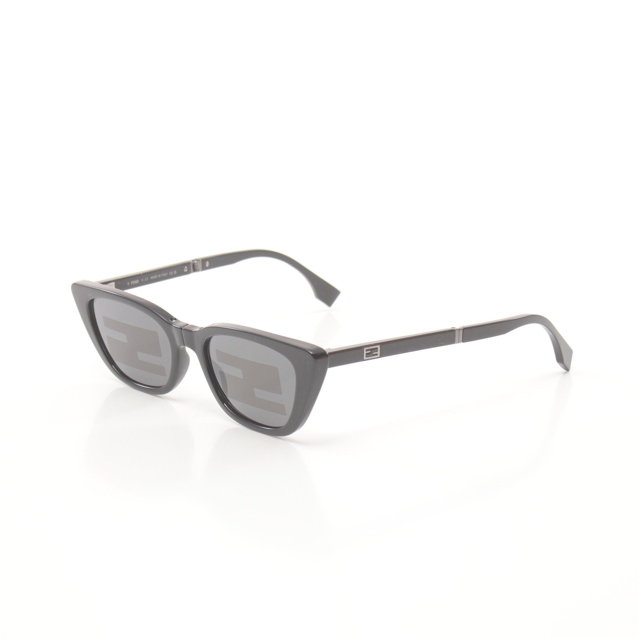Fendi Fendi Baguette Cat Eye Sunglasses Black Size ONE SIZE - 1 Thumbnail
