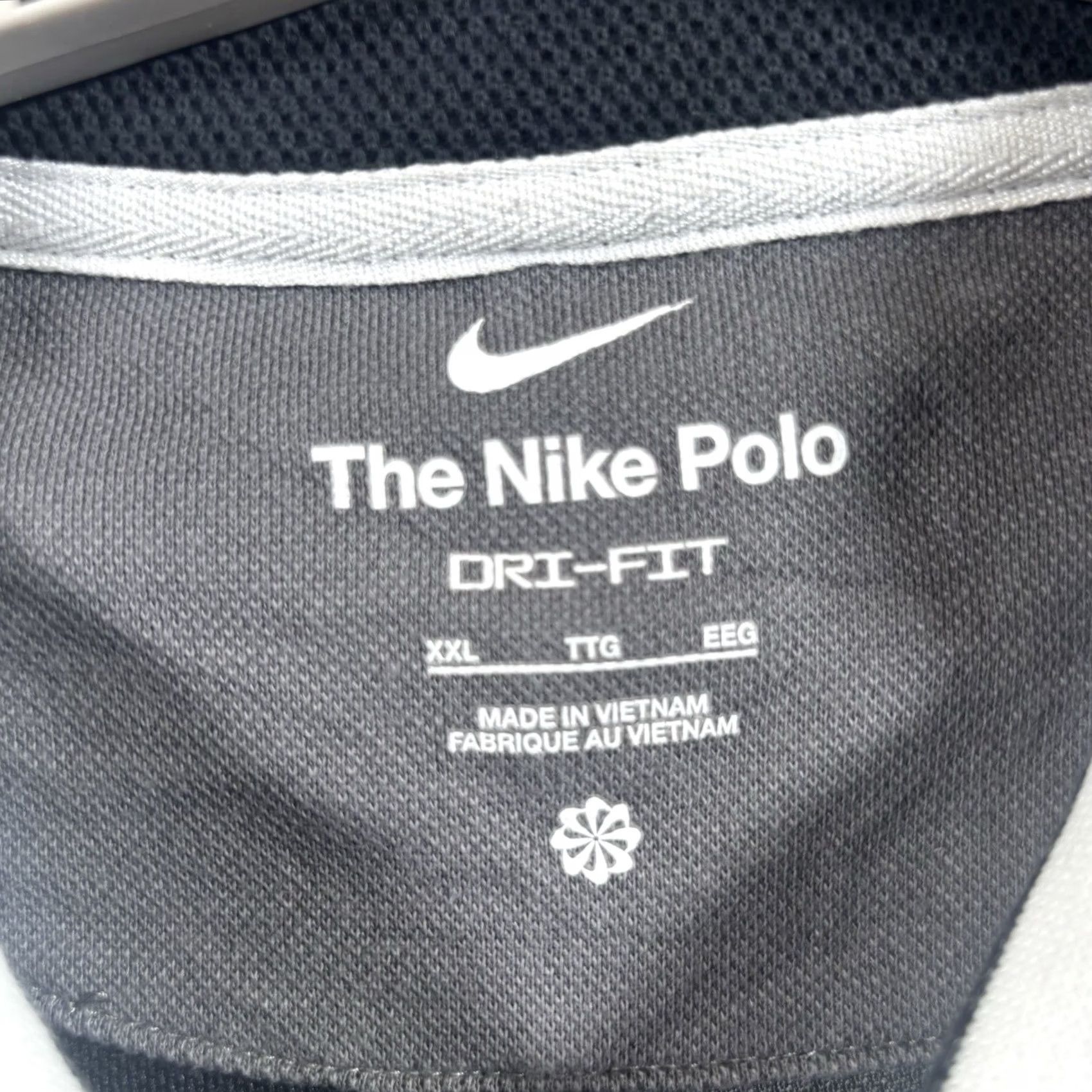 Nike Nike Polo Shirt Men's Black Gray ColorBlock Dri-Fit 2XL Sports Preppy Short Sleeve Casual Golf Shirt Size US XXL / EU 58 / 5 - 3 Thumbnail