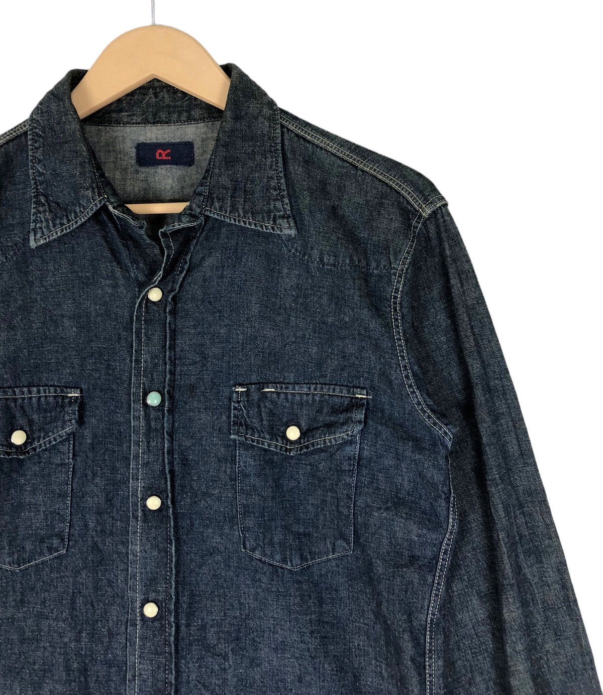 45rpm R by 45 Rpm Western Denim Shirt Size US M / EU 48-50 / 2 - 2 Thumbnail