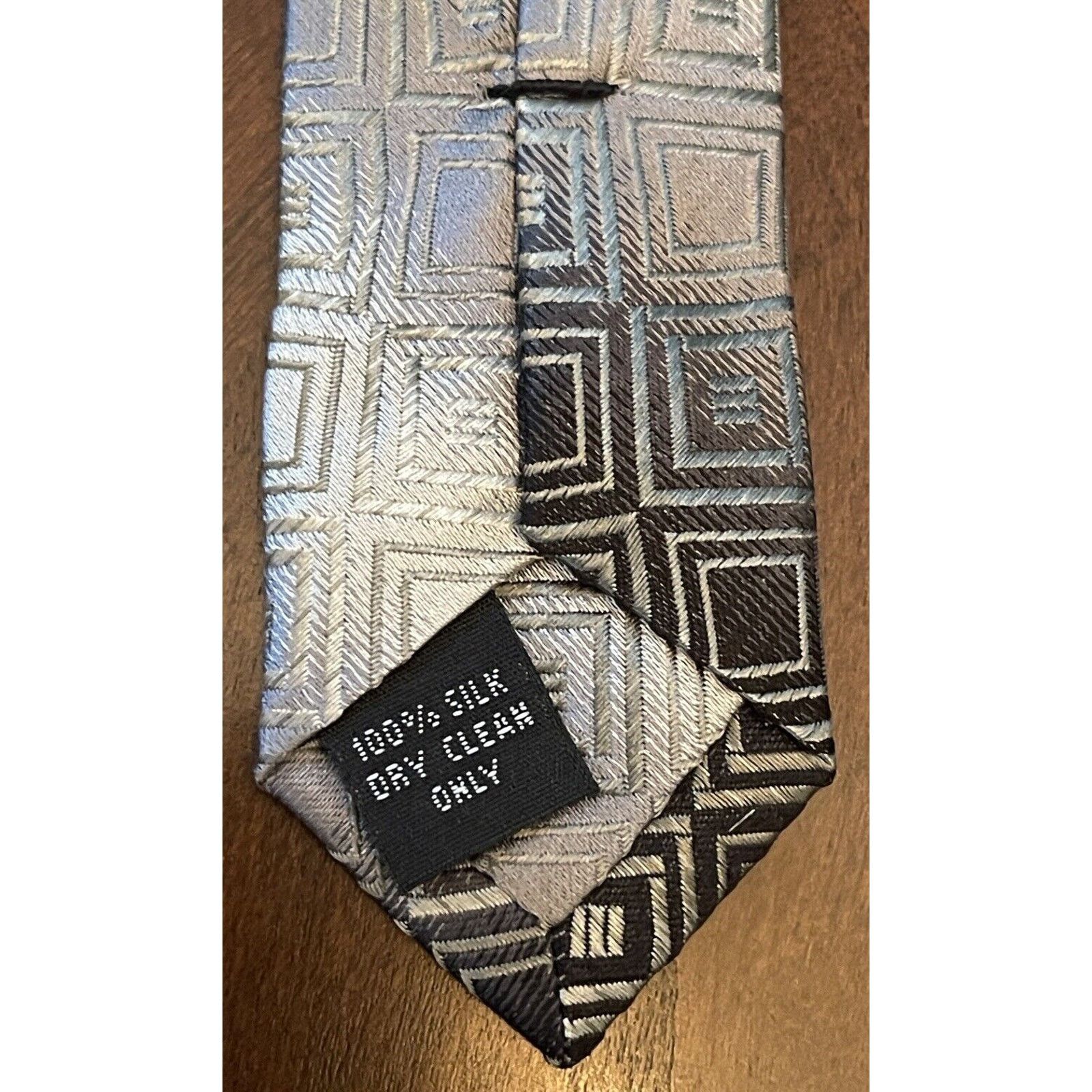 Pronto Uomo Pronto Uomo Hand Made 100% Silk Men’s Neck Tie Made In China Size ONE SIZE - 7 Thumbnail