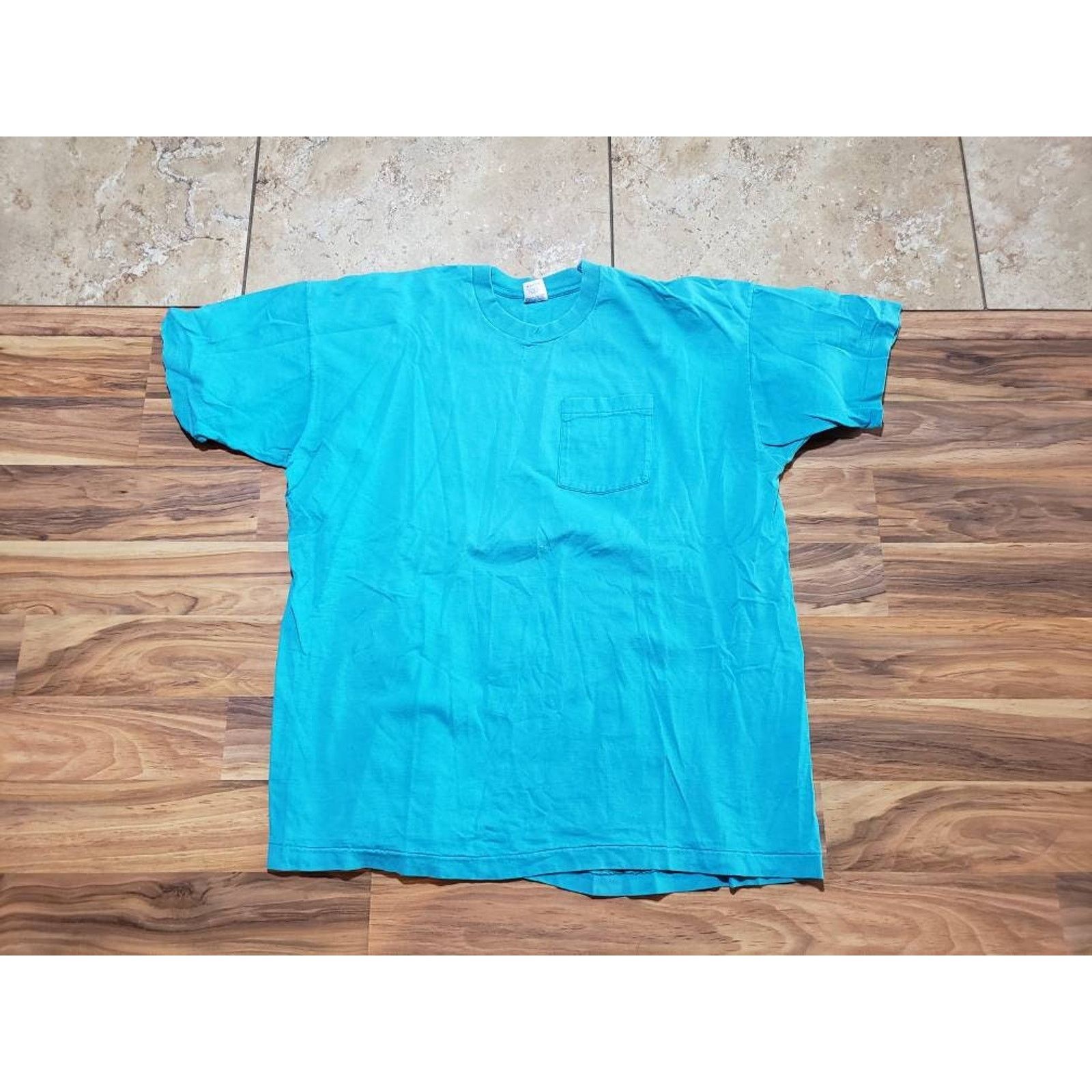Other BVD Vintage Green Blank Pocket T-shirt Sz 2XL 1990s Size US XXL / EU 58 / 5 - 1 Thumbnail