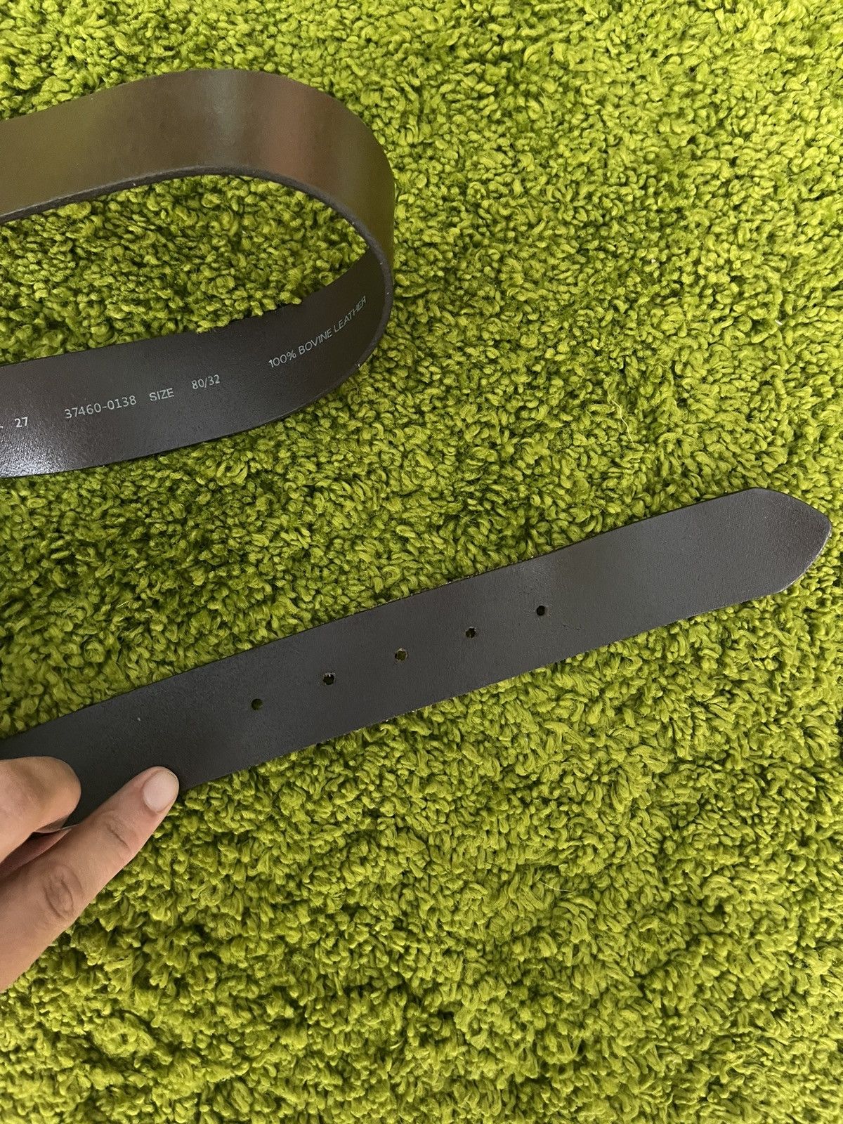 Cowboy Equipment × Genuine Leather × Levi's Levi’s real leather western cowboy style belt Size ONE SIZE - 4 Thumbnail