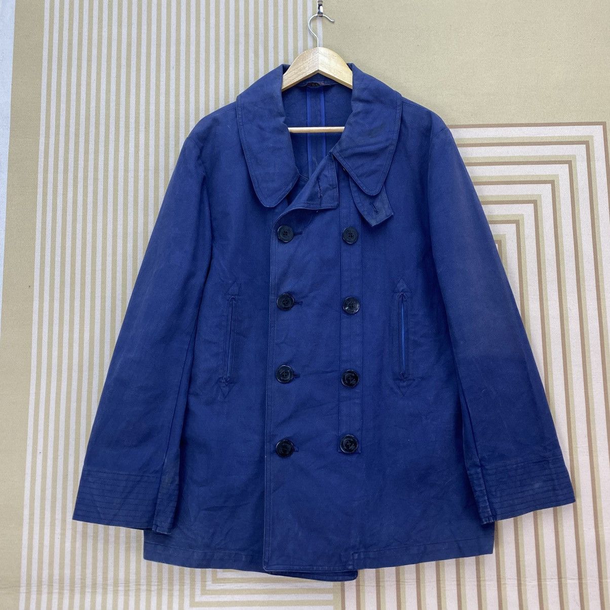 Tenderloin 🫶Japanese Brand Peacoat Double Breast Denim Jacket Size US M / EU 48-50 / 2 - 1 Thumbnail