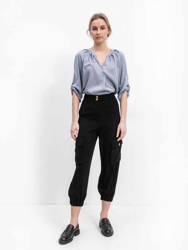 Designer × United Colors Of Benetton United Colors of Benetton Lightweight Trousers Pants Cargo Size 28" / US 6 / IT 42 - 8 Thumbnail