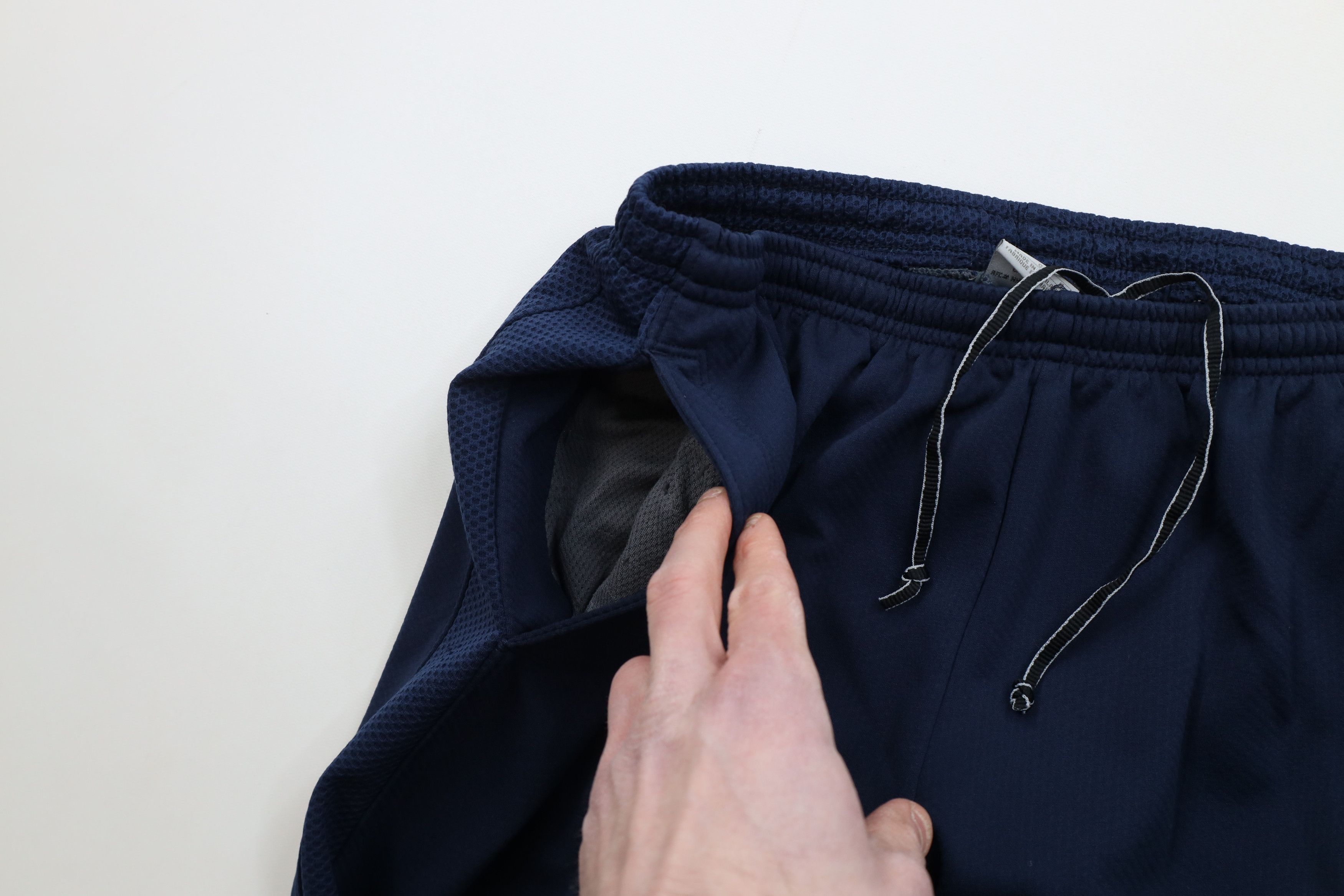Nike Vintage Nike Sphere Mini Swoosh Thermal Knit Pants Blue Size US 36 / EU 52 - 10 Thumbnail