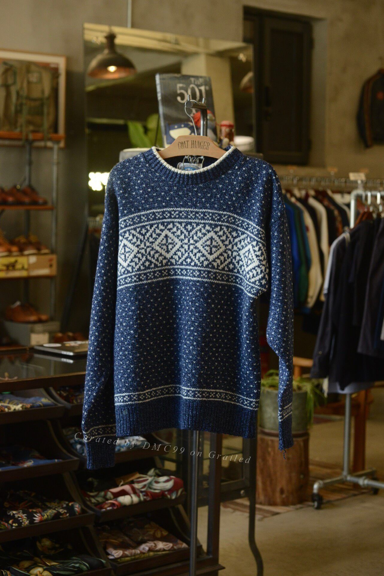 Vintage 1990s American Chunky Wool Knit Sweater Size US M / EU 48-50 / 2 - 1 Thumbnail