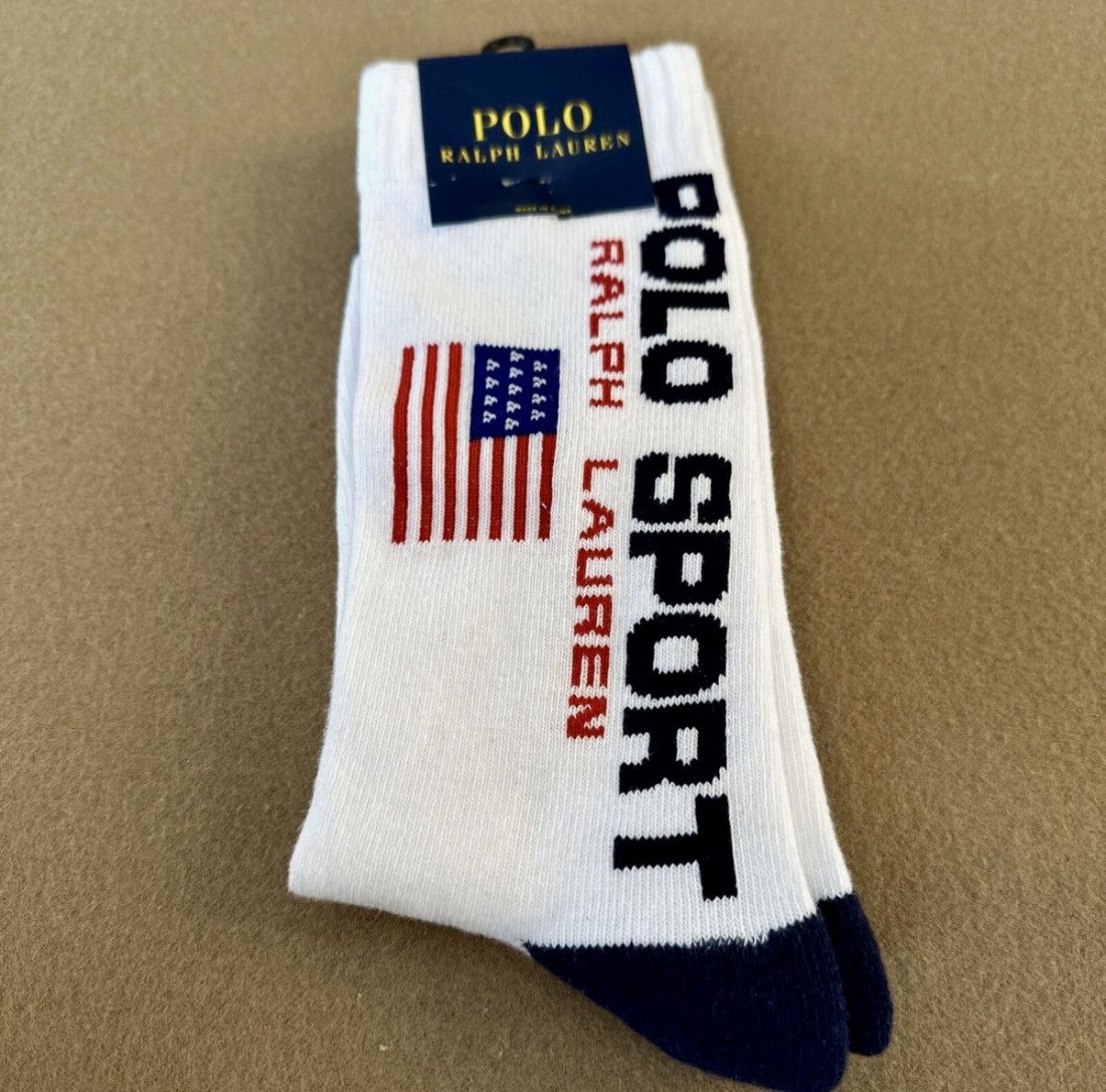 Polo Ralph Lauren Polo Sport Ralph Lauren Classic Logo Athletic Crew Socks Size ONE SIZE - 2 Thumbnail