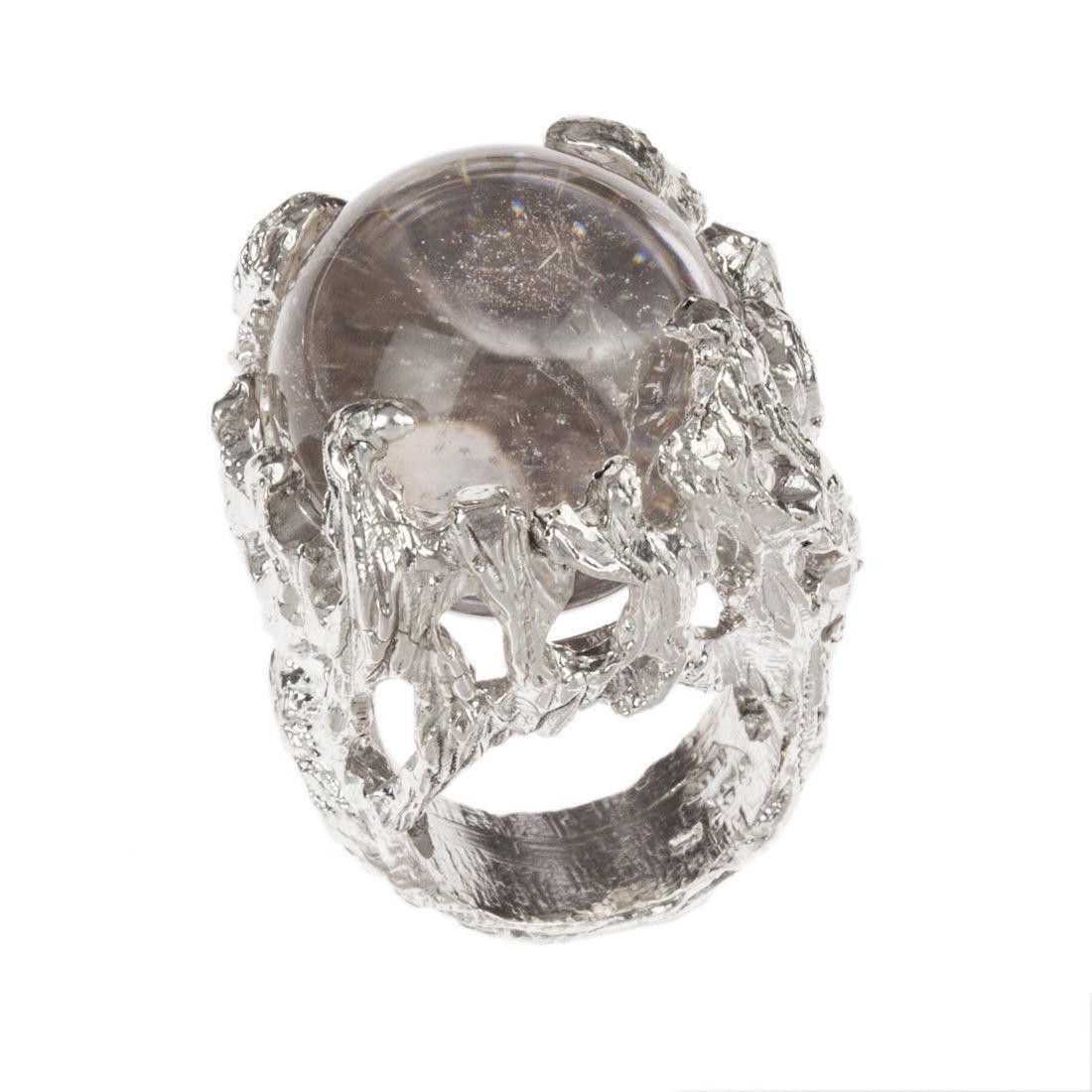 Designer Alberto Juan Abstract Pools of Light Cocktail Ring Size ONE SIZE - 1 Thumbnail
