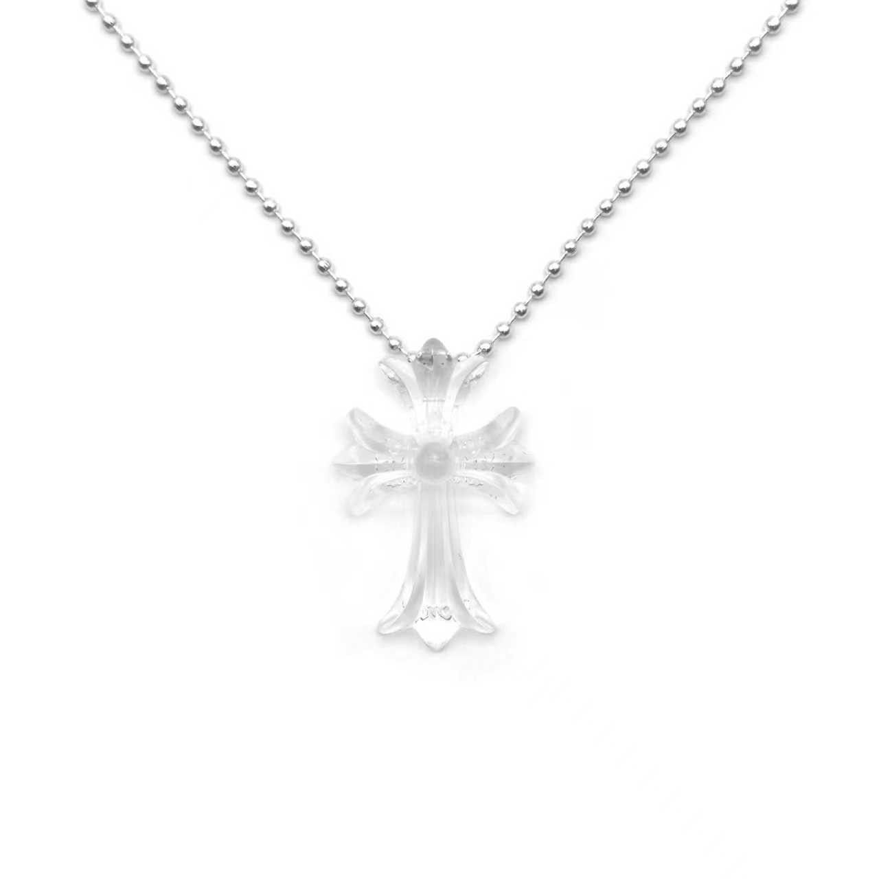 Chrome Hearts Chrome Hearts Resin Cross Pendant Ball Chain Necklace Size ONE SIZE - 1 Thumbnail