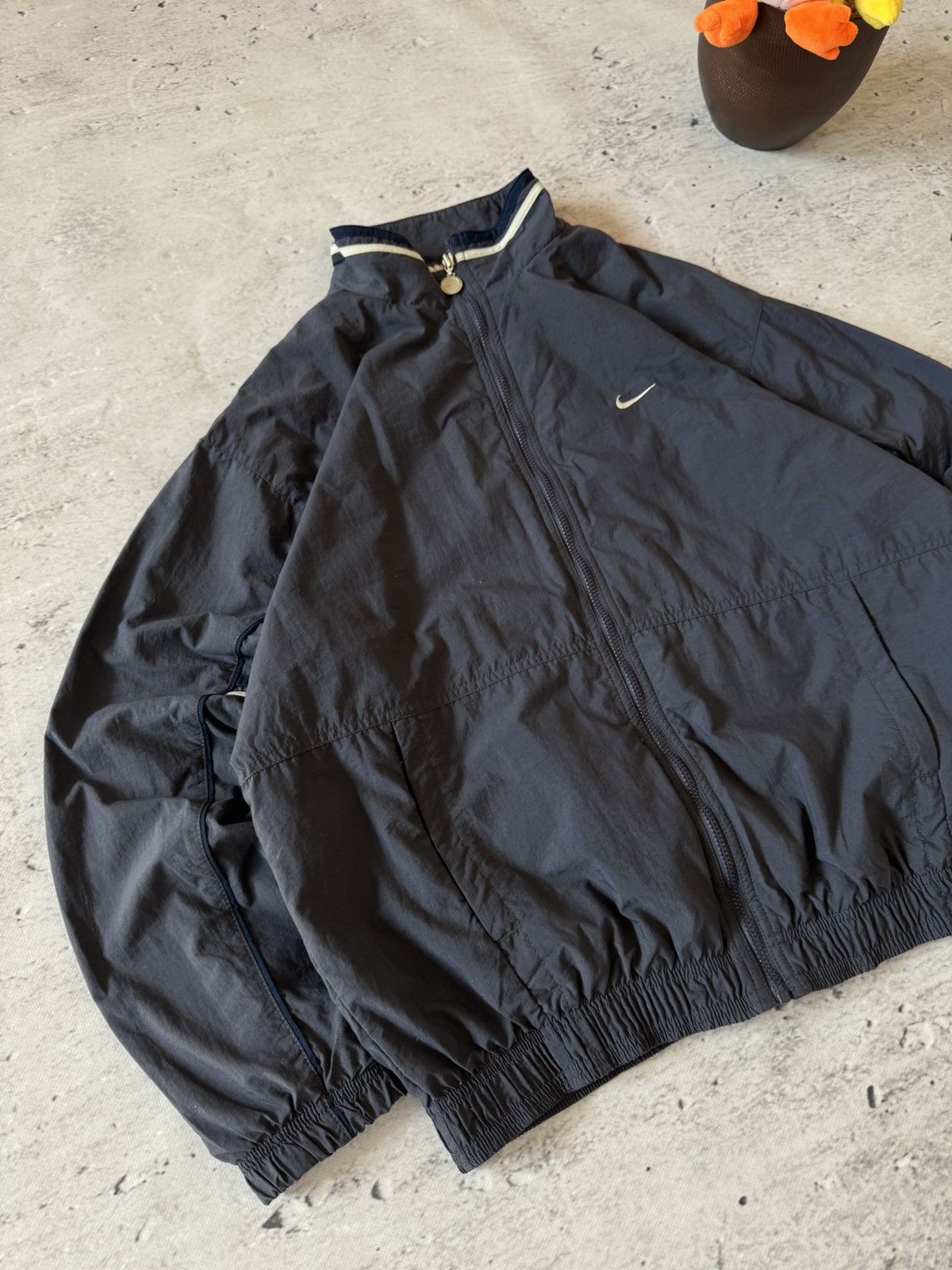 Nike × Vintage NIKE VINTAGE BASIC LOGO OVERSIZE BAGGY LIGHT JACKET Size US M / EU 48-50 / 2 - 2 Thumbnail