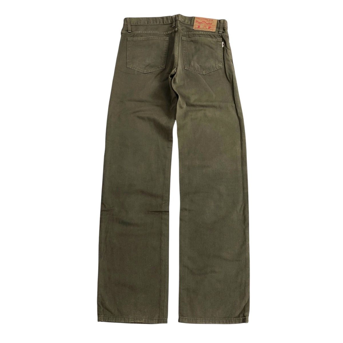 Japanese Brand × Studio D'Artisan × Vintage 🐷 Vintage Studio D'Artisan Olive Green Washed Jeans Size US 31 - 15 Thumbnail