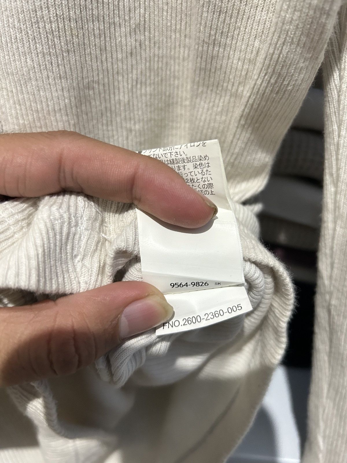 Japanese Brand Nicole Club For Men by N.C.F.M. Longsleeve Size US S / EU 44-46 / 1 - 7 Thumbnail