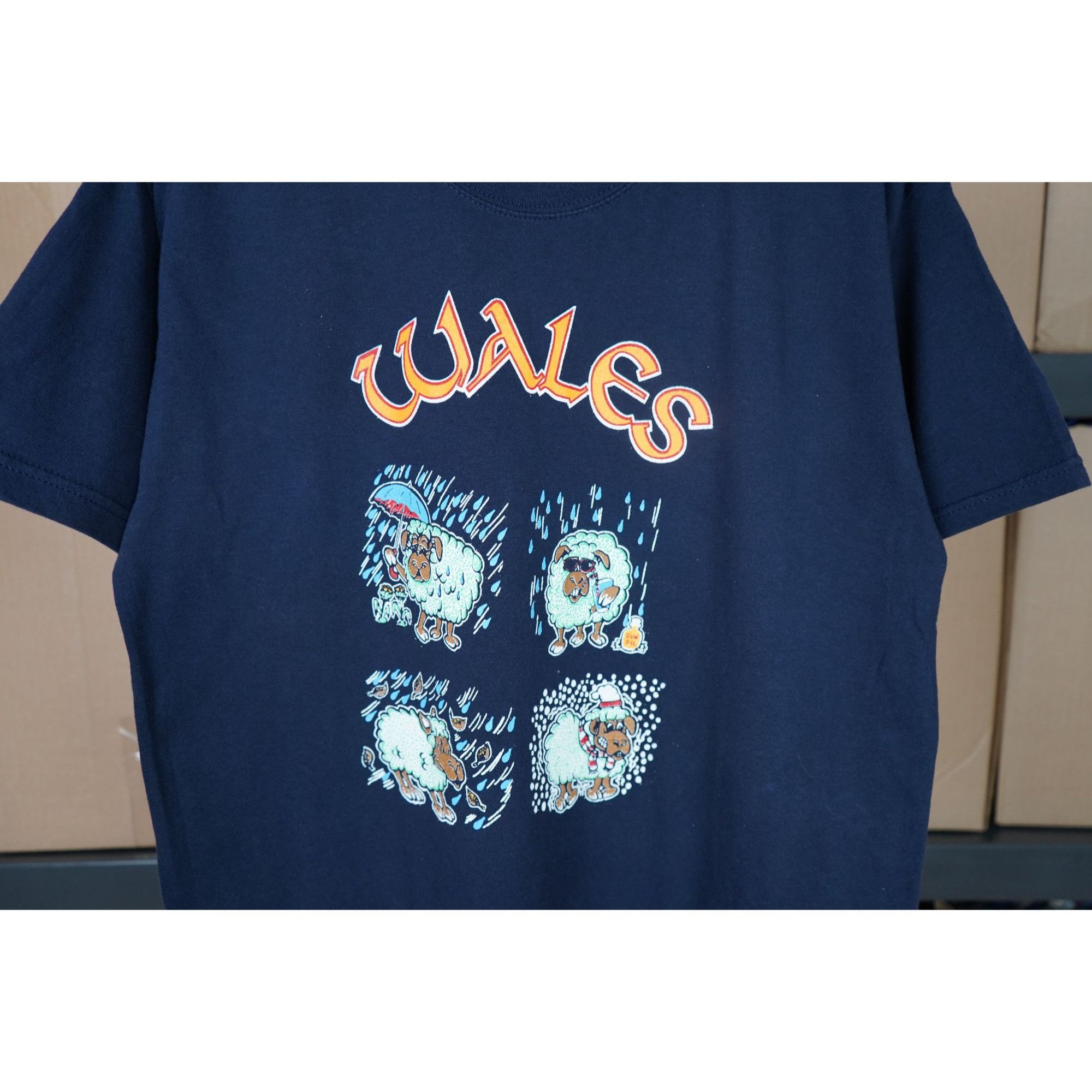 Gildan × Vintage 90s Gildan "Wales" Vintage Animal M Tshirt #379 Size US M / EU 48-50 / 2 - 3 Thumbnail