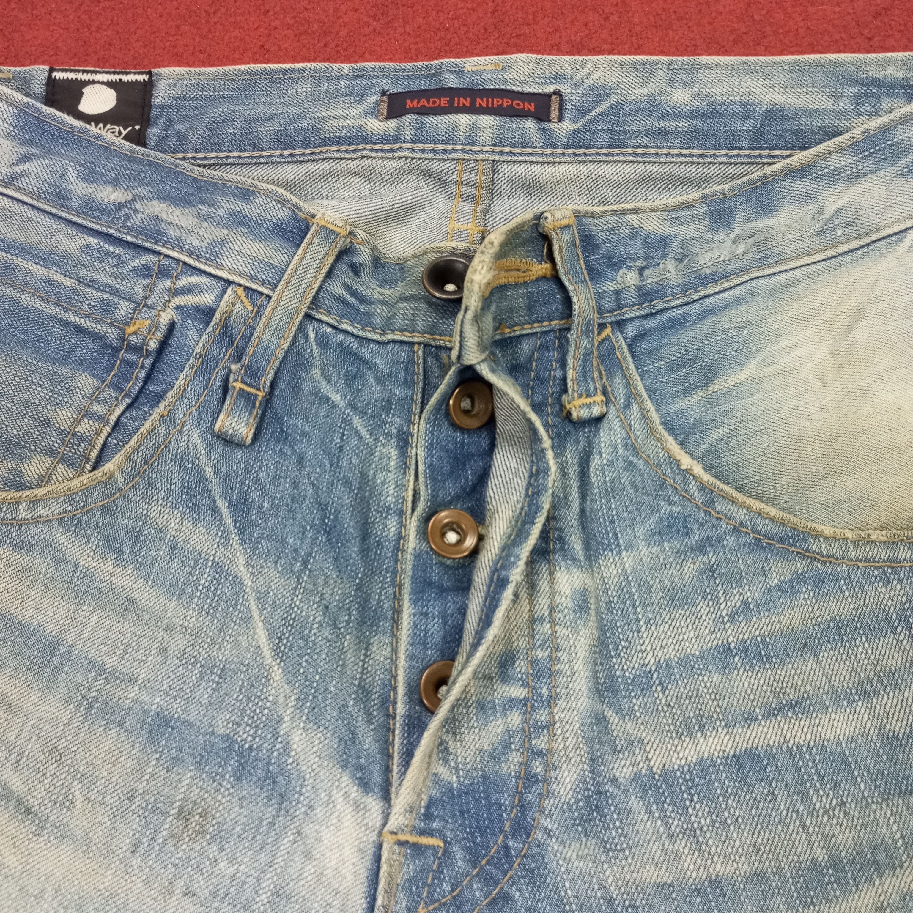Japanese Brand Blue Way Japanese Brand Fashion Style Distressed Jeans Size US 29 - 12 Thumbnail