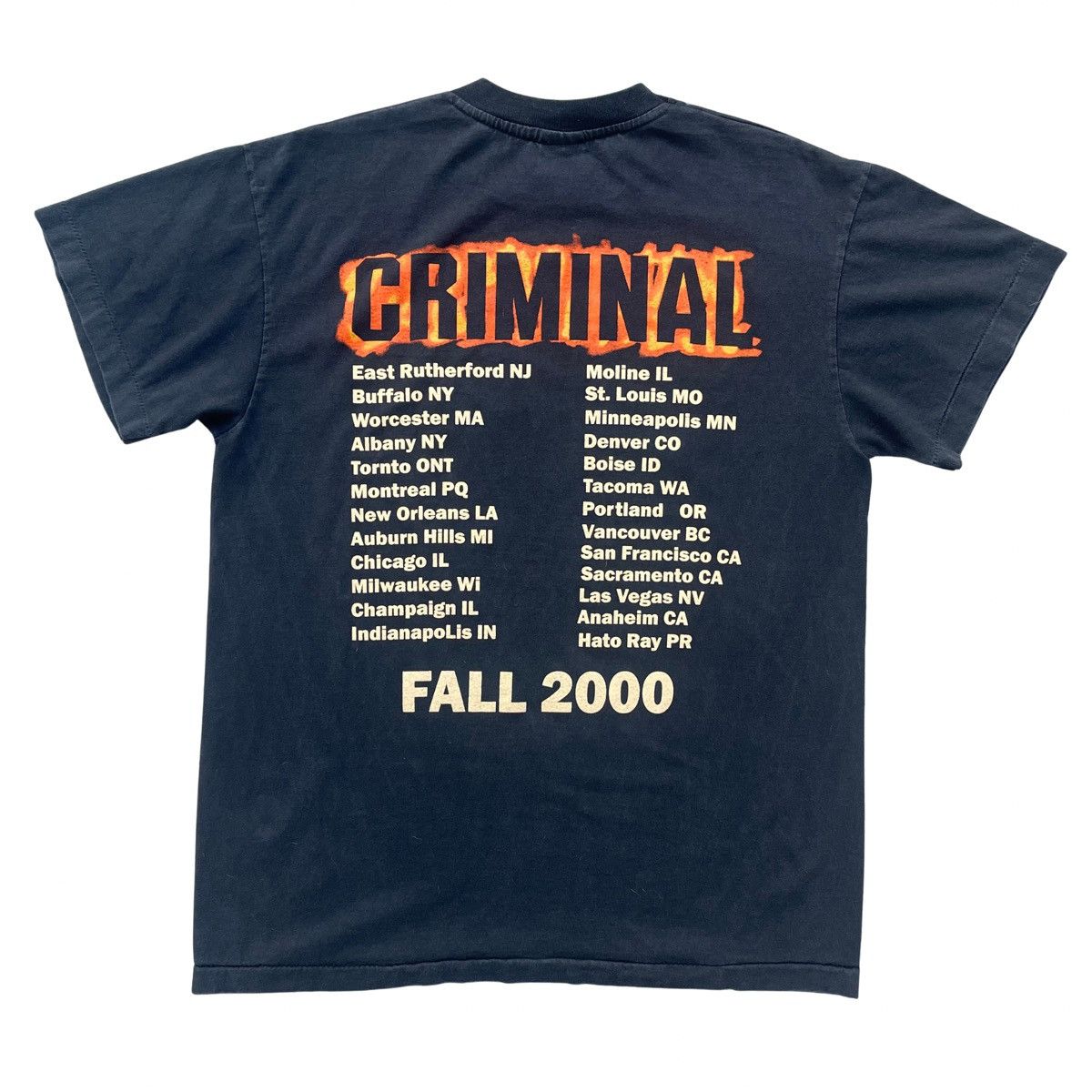 Eminem Vintage Eminem Criminal 2000 Rap T-Shirt Size Large Reprint Size US L / EU 52-54 / 3 - 5 Thumbnail