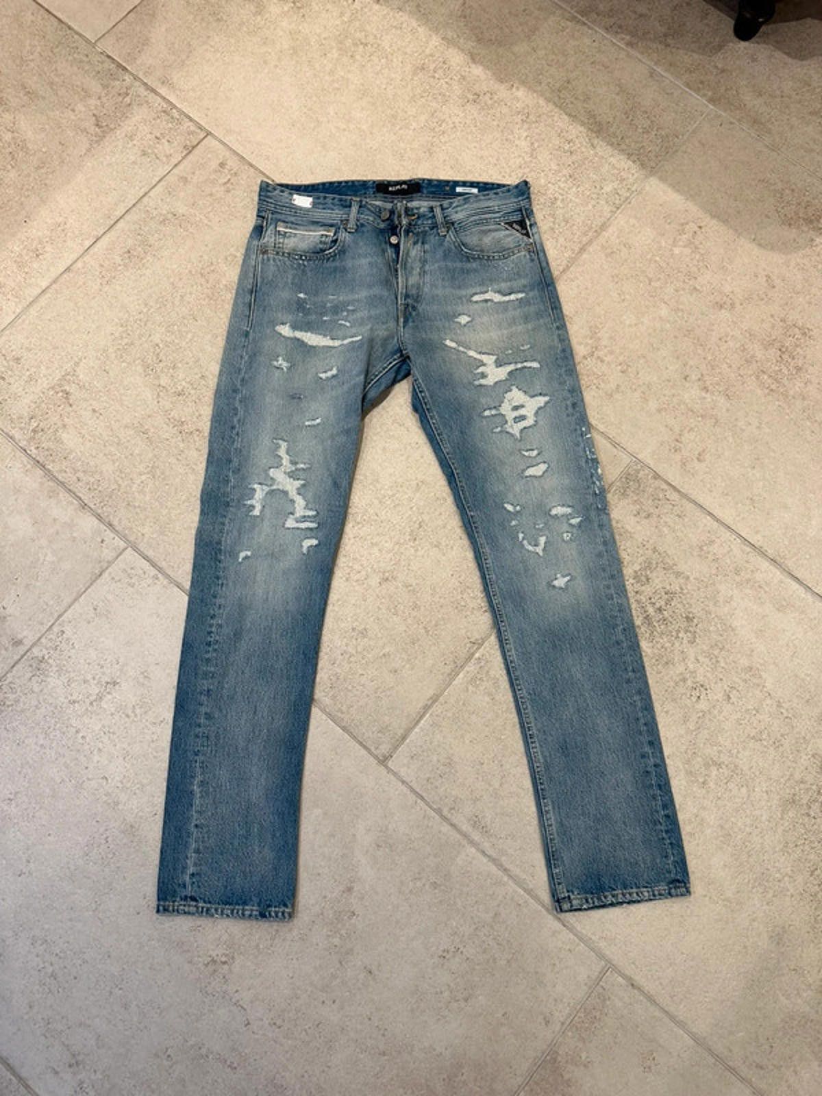 Replay Replay Distressed Grover Denim Size US 32 / EU 48 - 2 Thumbnail