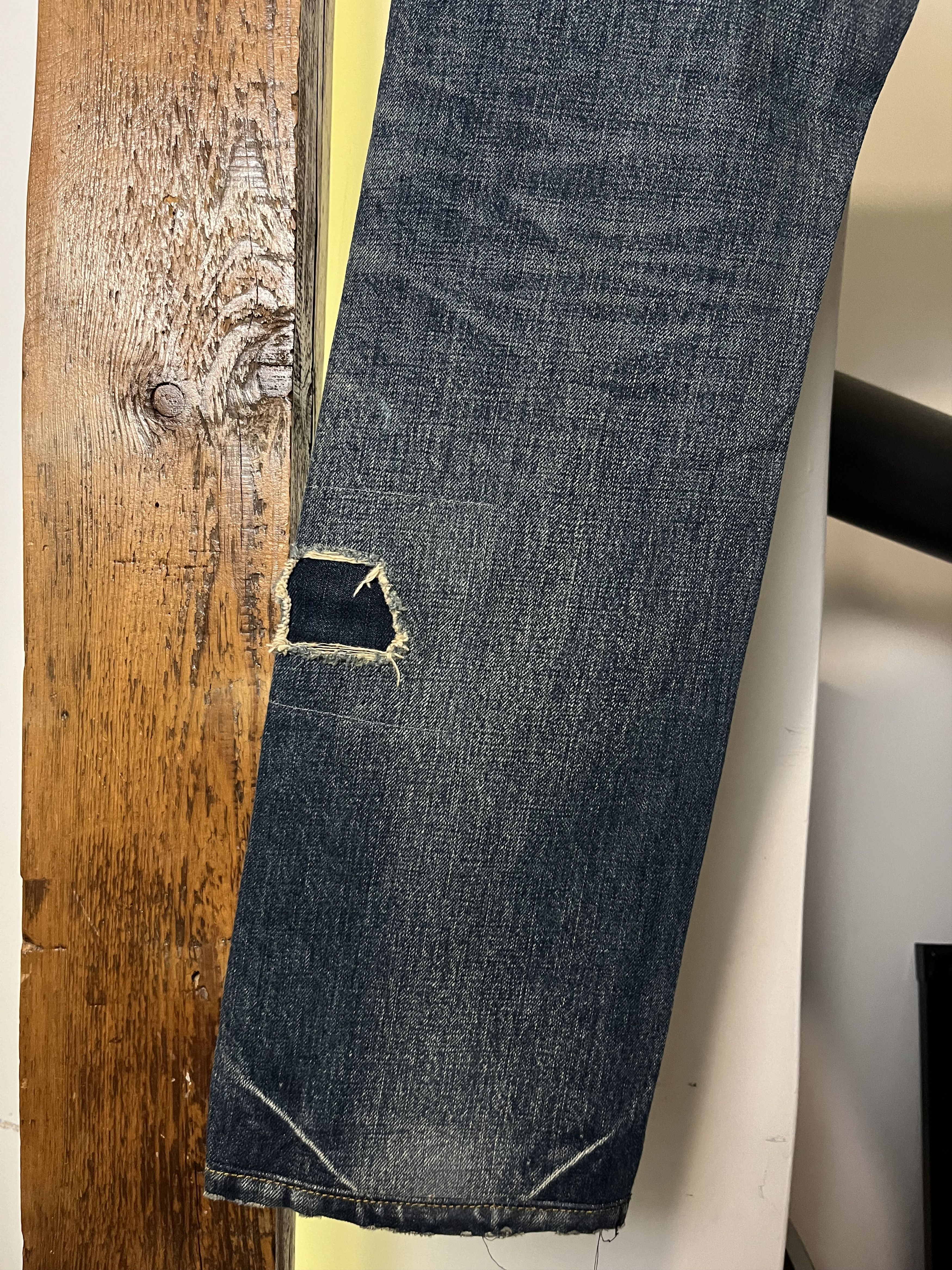 DENHAM × Japanese Brand Denham Distressed Tokyo Japanese Denim Size US 30 / EU 46 - 9 Thumbnail