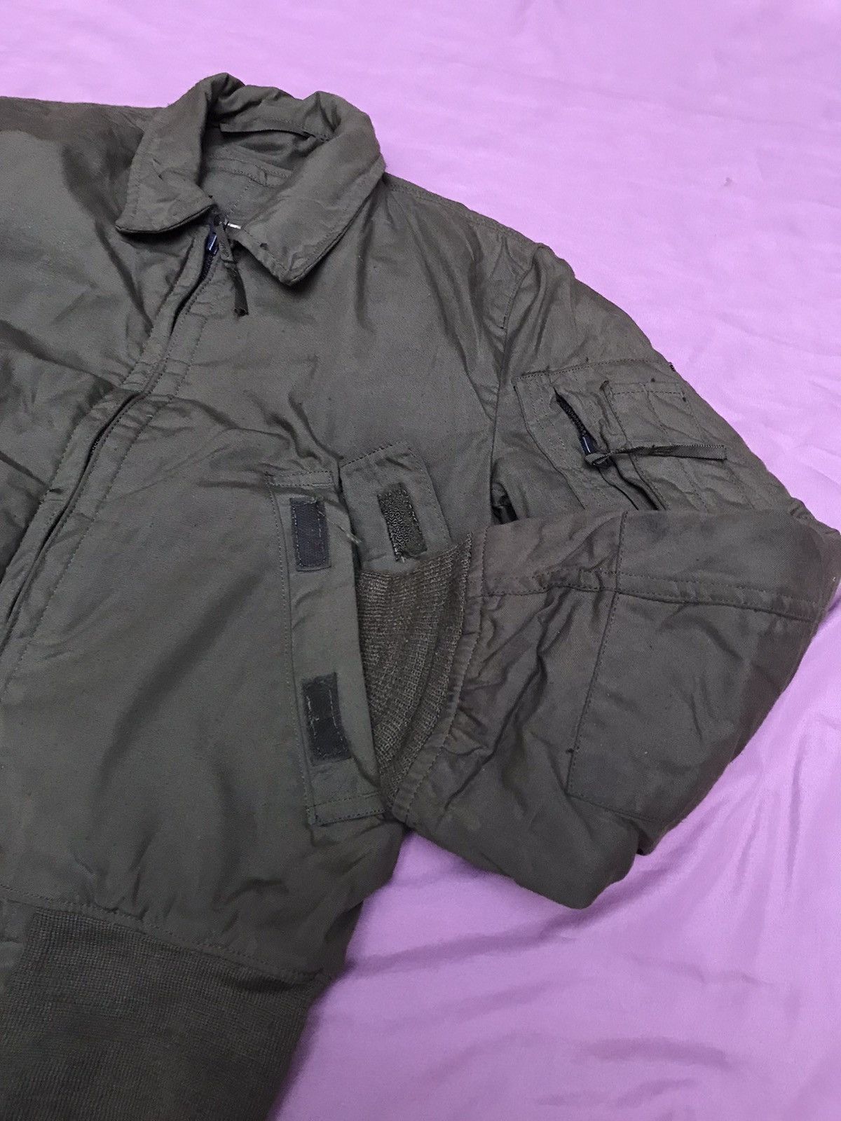 Other RARE USAAF HELICOPTER CREW 60s-70s cropped bomber jacket Size US XS / EU 42 / 0 - 5 Thumbnail