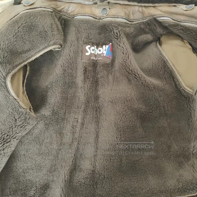 Schott Schott Leather jacket Size L / US 10 / IT 46 - 8 Thumbnail