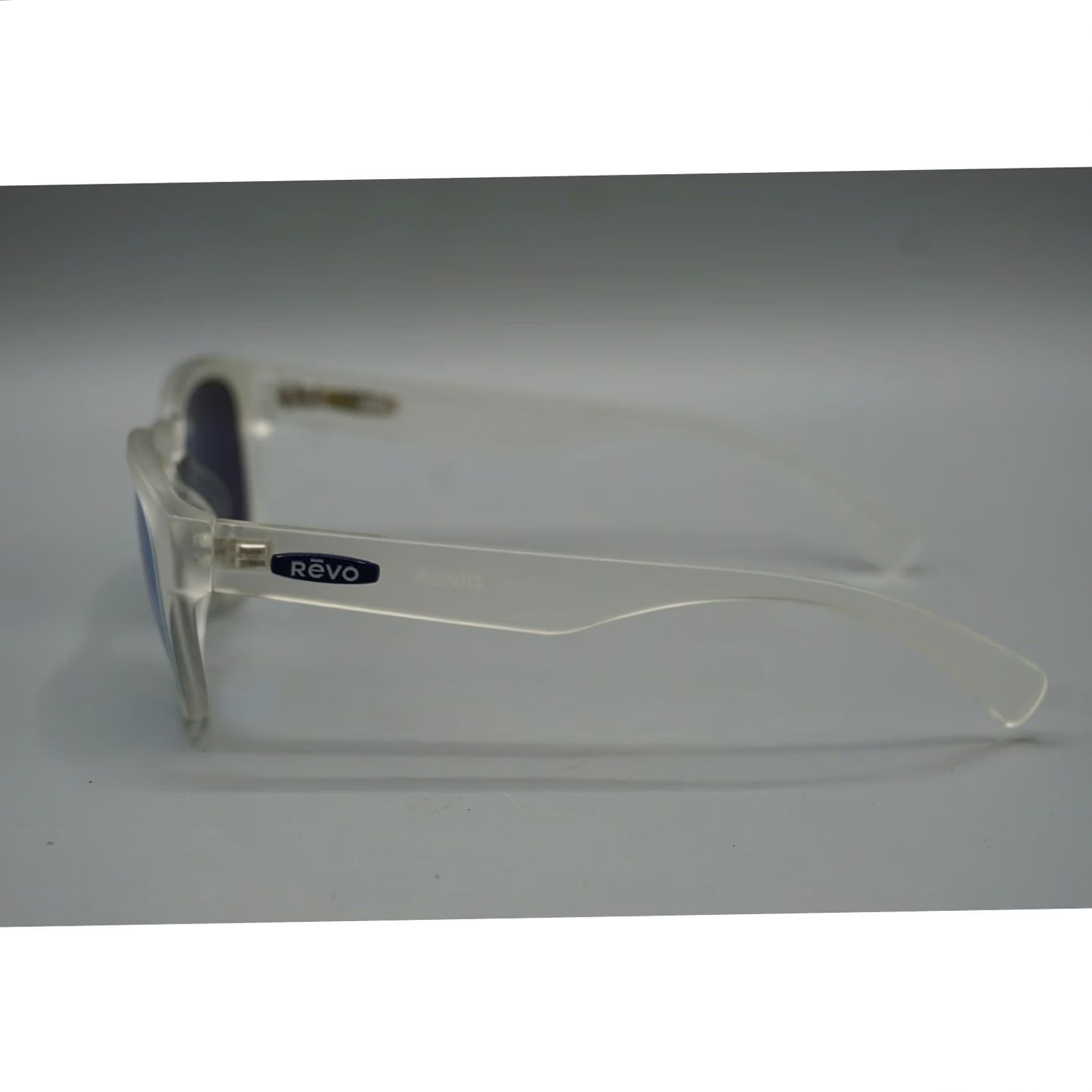 Vintage REVO Zinger Sunglasses RE 1054 09 Polarized Crystal Blue Mirror Mens Size ONE SIZE - 3 Thumbnail