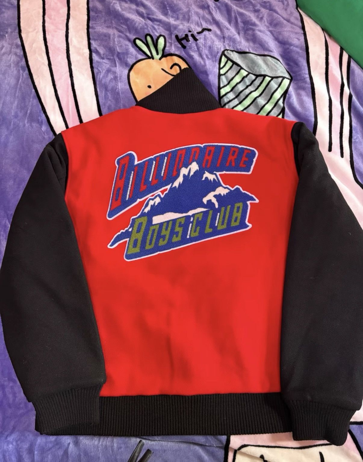 Billionaire Boys Club Billionaire Boys Club Embroidered Baseball Jacket Size US XXL / EU 58 / 5 - 2 Thumbnail