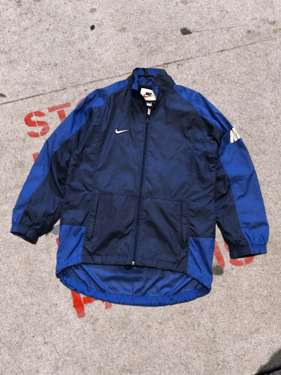 Nike Nike 90s Vintage Nike Nylon Swoosh Logo Retro Jacket Size US M / EU 48-50 / 2 - 1 Thumbnail