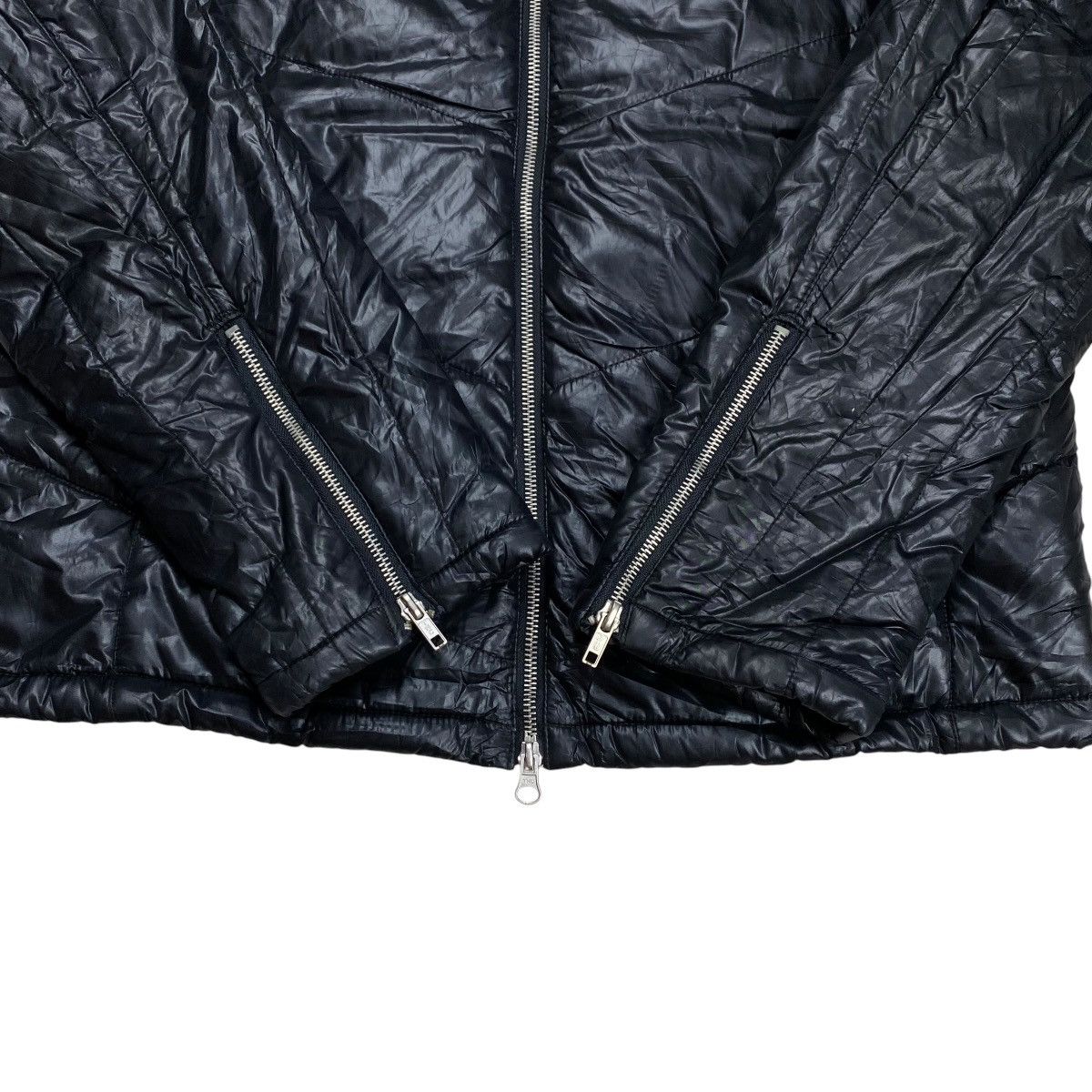 If Six Was Nine × Japanese Brand × Le Grande Bleu (L.G.B.) Spinash Fur Padded Bikers Jacket Size US L / EU 52-54 / 3 - 7 Thumbnail